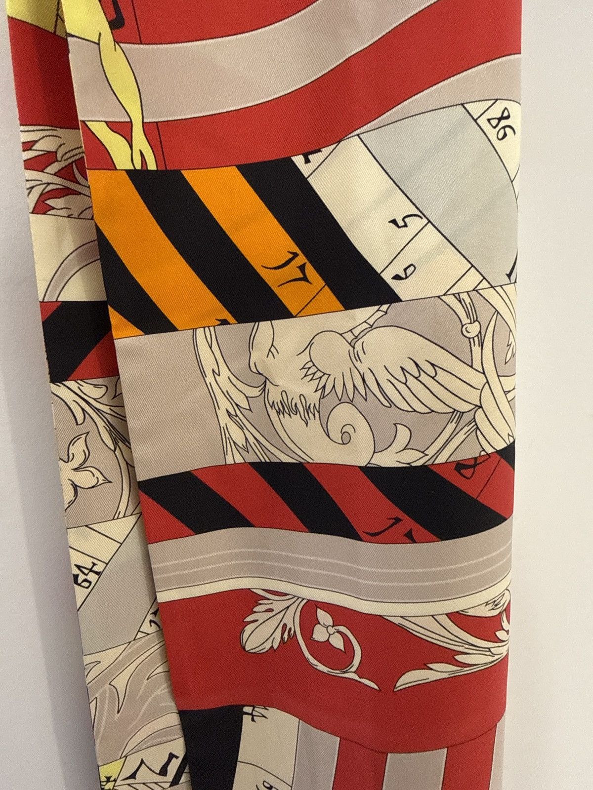 Hermes Hermès Silk Scarf – Patchwork Tape Measure Graphic Size ONE SIZE - 2 Thumbnail