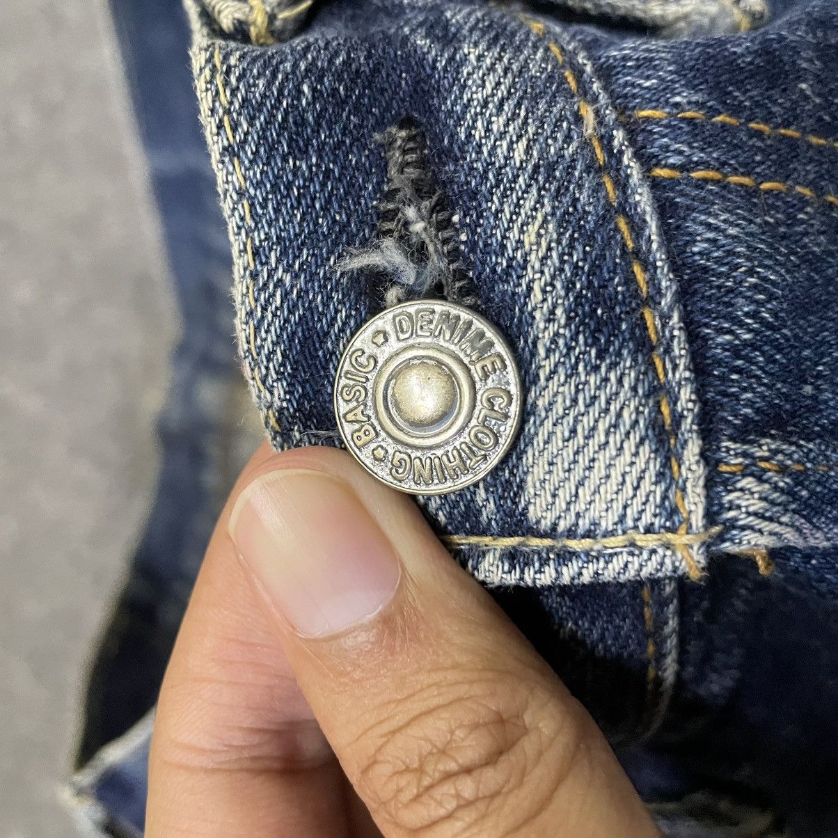 Denime × Japanese Brand Denime Selvedge Made in Japan Baggy Jeans Size US 30 / EU 46 - 8 Thumbnail