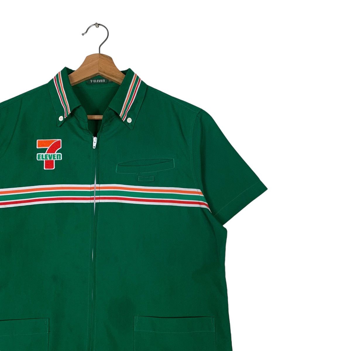 Japanese Brand Vintage 7 Eleven Japanese Worker Uniform Shirt Size US M / EU 48-50 / 2 - 5 Thumbnail