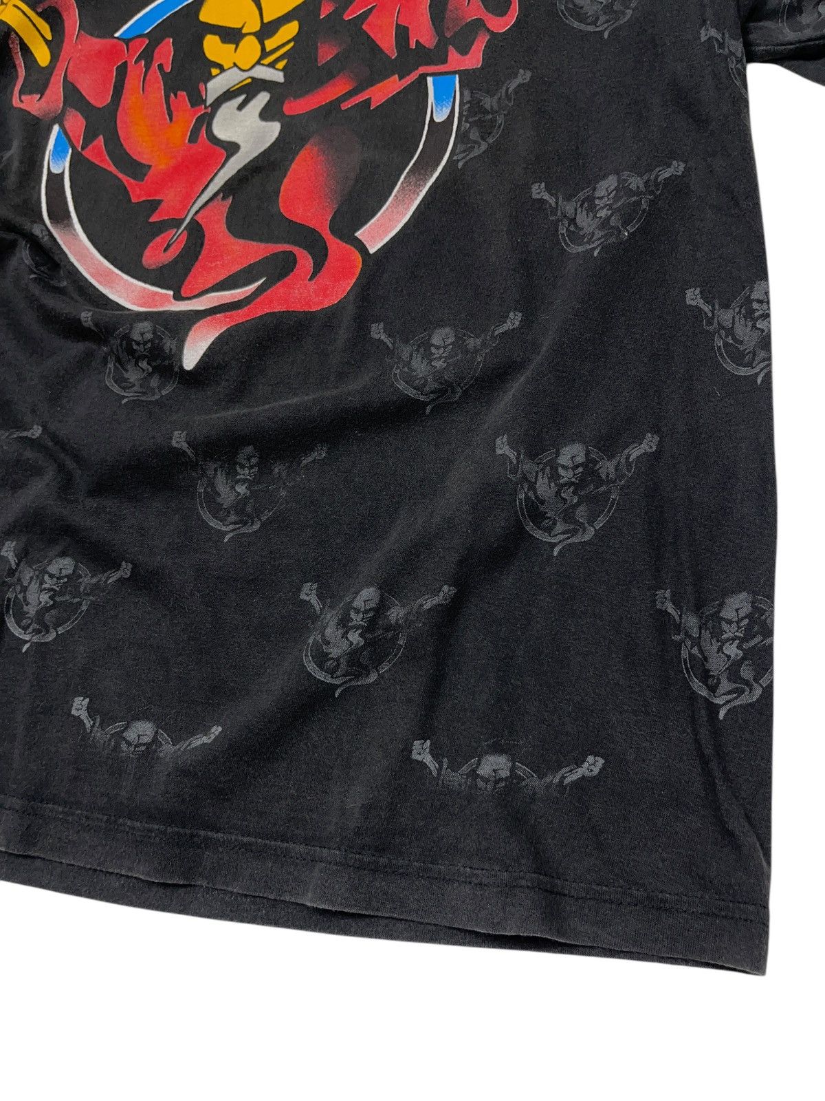 Thunderdome × Vintage Vintage 90s Thunderdome Wizard All Over Print T-shirt Gabber Size US XL / EU 56 / 4 - 3 Thumbnail