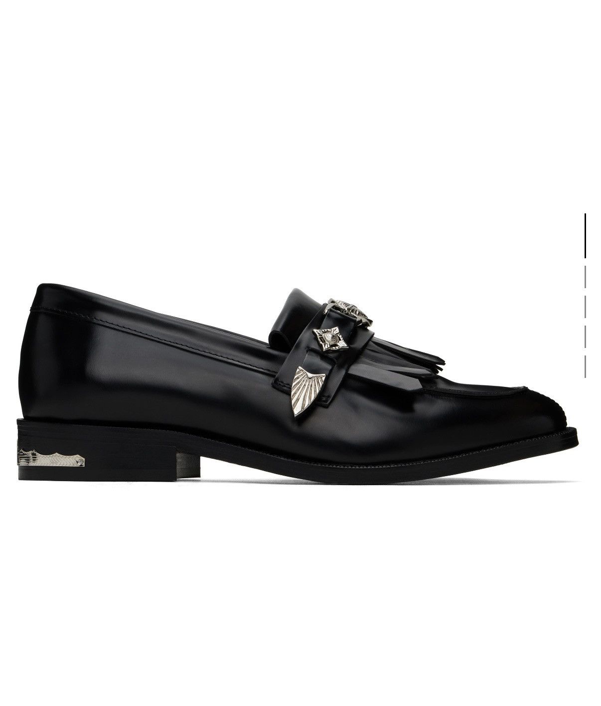 TOGA VIRILIS TOGA VIRILIS Buckle-Detailed Brushed Leather Loafers Size US 9 / EU 42 - 2 Thumbnail