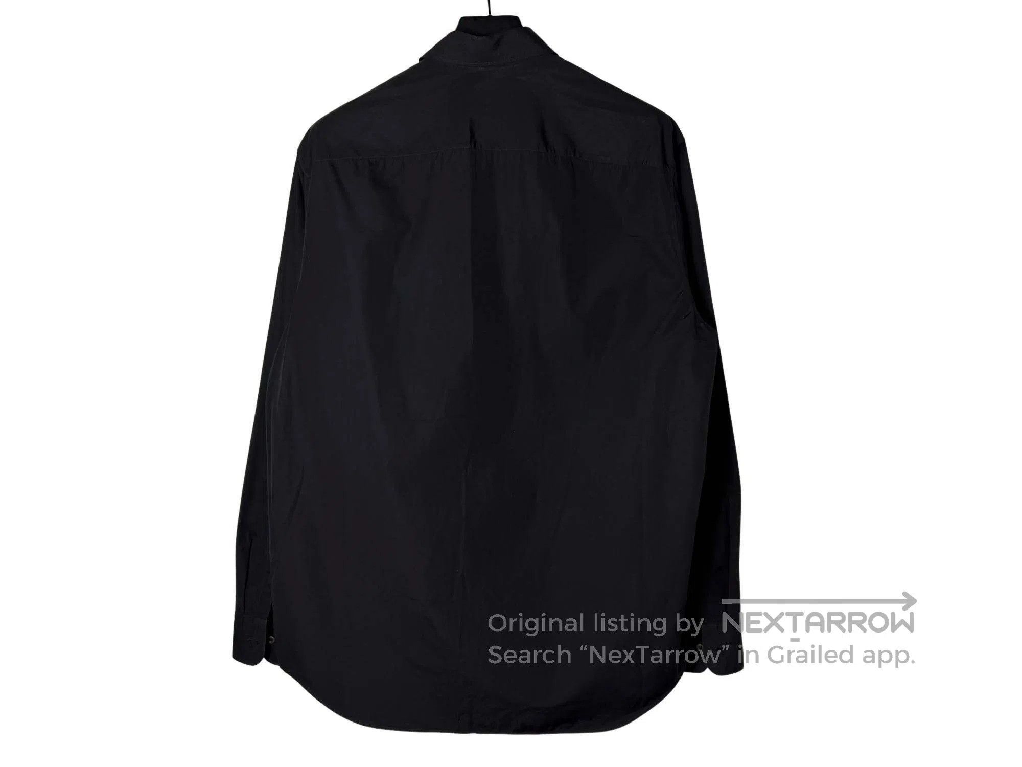 Prada Prada Triangle Logo Functional Pocket Long Sleeve Shirt Size US XL / EU 56 / 4 - 2 Thumbnail