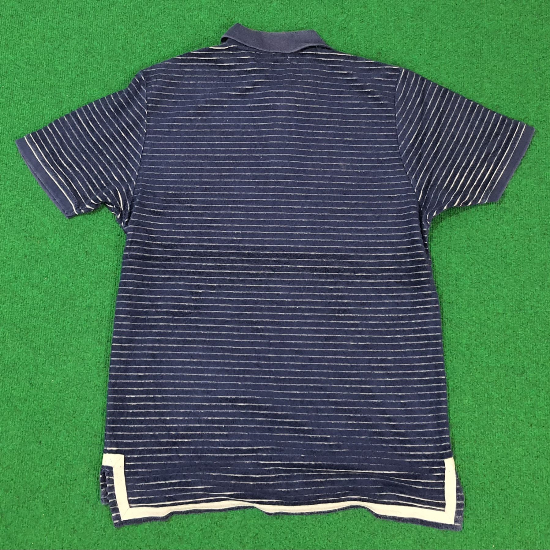 Issey Miyake × Ne-Net × Vintage Vintage Ne-Net Japanese Brand by Issey Miyake Stripes Polo Size US M / EU 48-50 / 2 - 3 Thumbnail