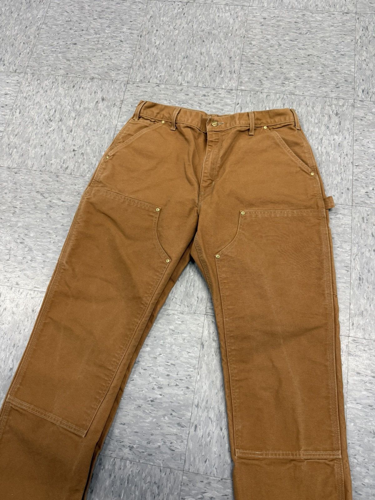 Carhartt Brown / Tan Carhartt Double Knees Size US 36 / EU 52 - 2 Thumbnail