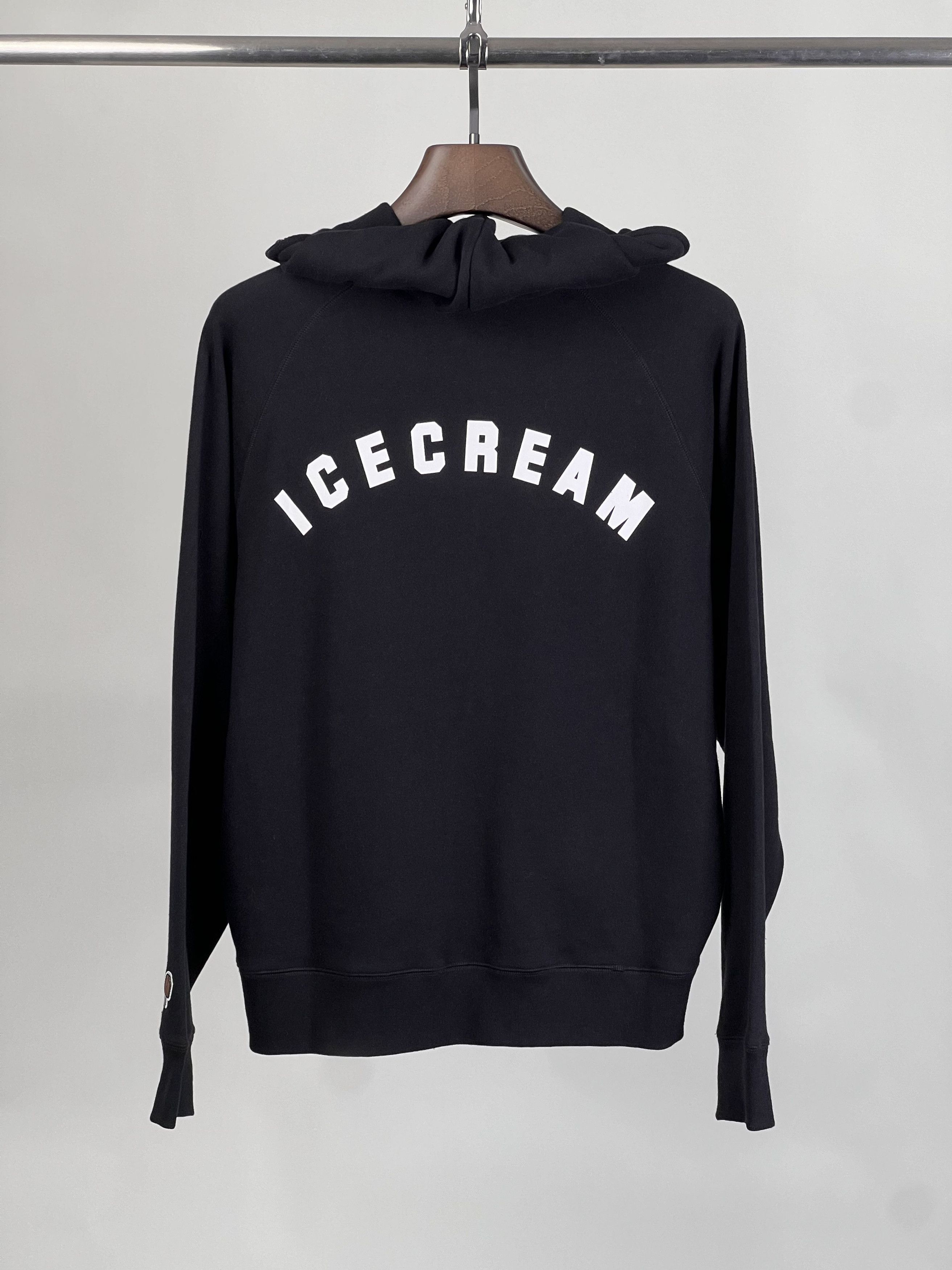 Icecream Brand New Small Logo Zip-Up Hoodie Black M Size US M / EU 48-50 / 2 - 11 Thumbnail