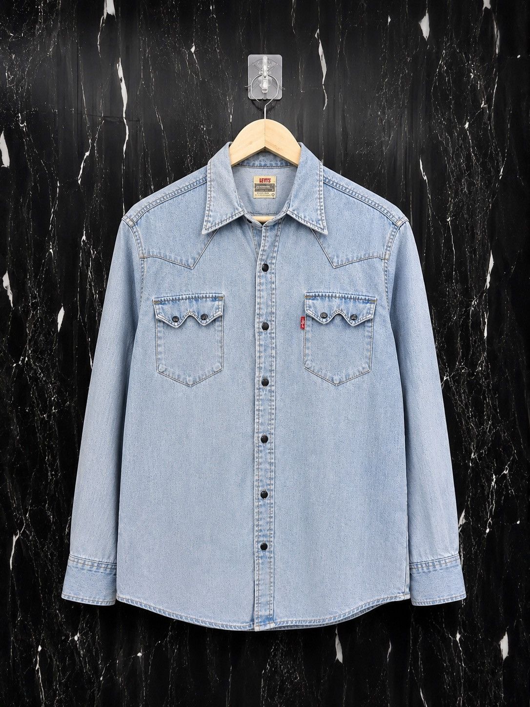 Levi's Vintage Clothing × Vintage VINTAGE LEVIS BIG E SHIRT BUTTON UP Size US M / EU 48-50 / 2 - 1 Thumbnail