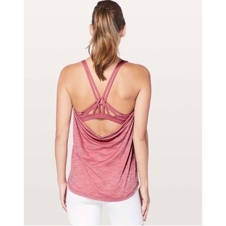Lululemon Lululemon Moment To Movement 2-In-1 Tank Size 8Heathered Che Size M / US 6-8 / IT 42-44 - 1 Thumbnail
