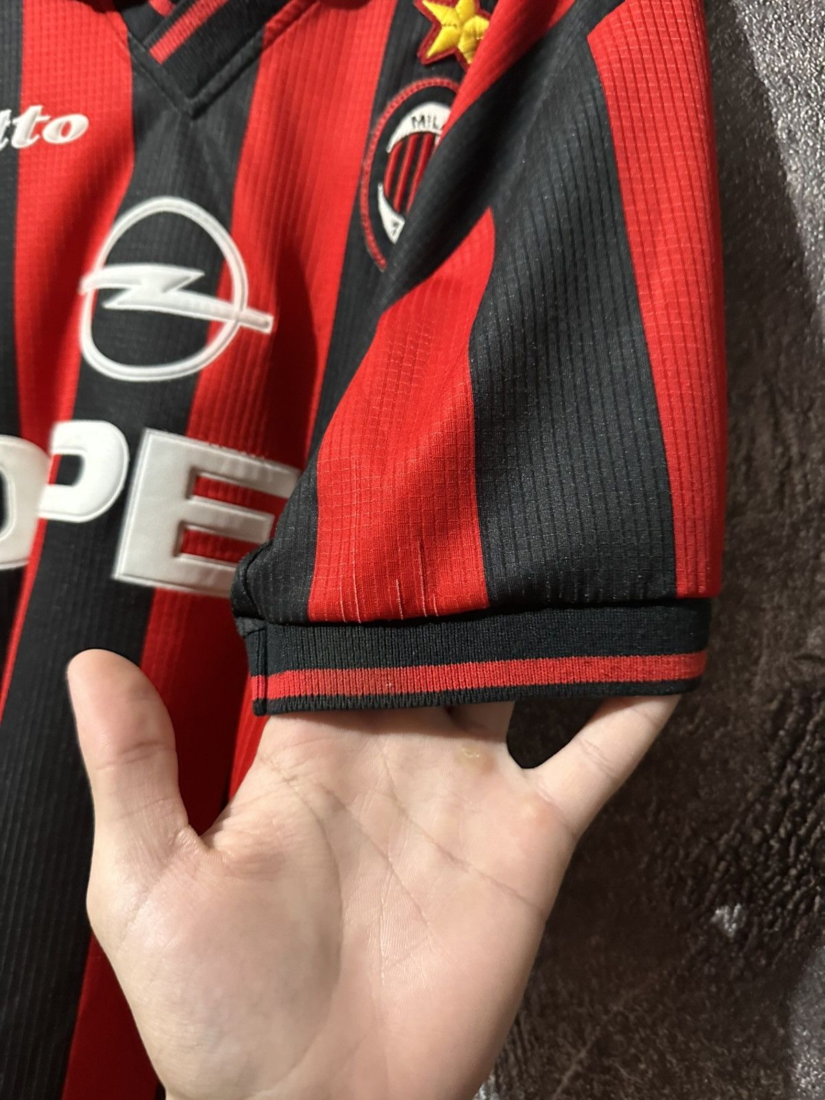 Lotto Sport Ac Milan 1997/98 home jersey Size US S / EU 44-46 / 1 - 6 Thumbnail