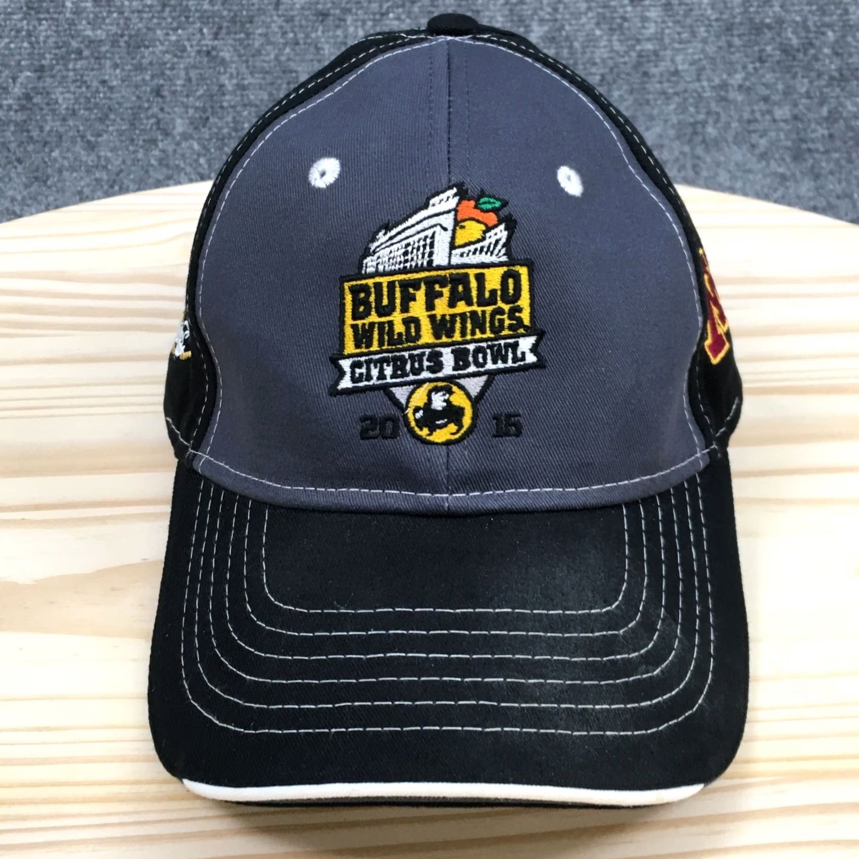 Vintage Buffalo Wild Wings Citrus Bowl 2015 Baseball Cap Hat Cotton Mens One Size Black Size ONE SIZE - 2 Thumbnail