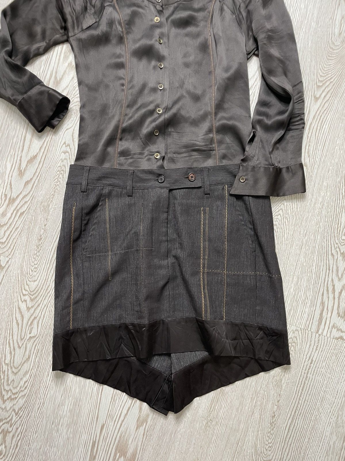 Marithe + Francois Girbaud Marithe+Francois Gibraud Avant Garde Dark Dress size S Size S / US 4 / IT 40 - 7 Thumbnail