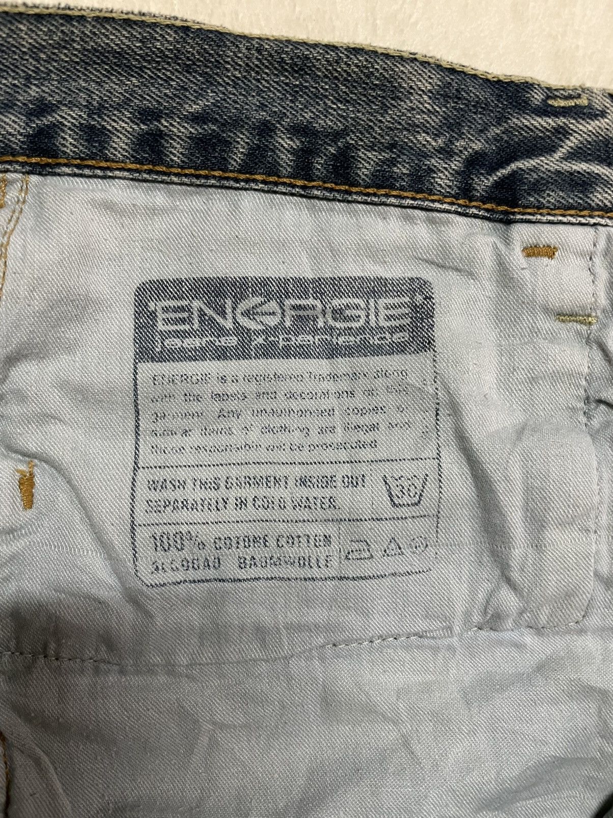 Energie Vintage Energie Japanese Brand Boot Cut Faded Denim Jeans Size US 30 / EU 46 - 7 Thumbnail
