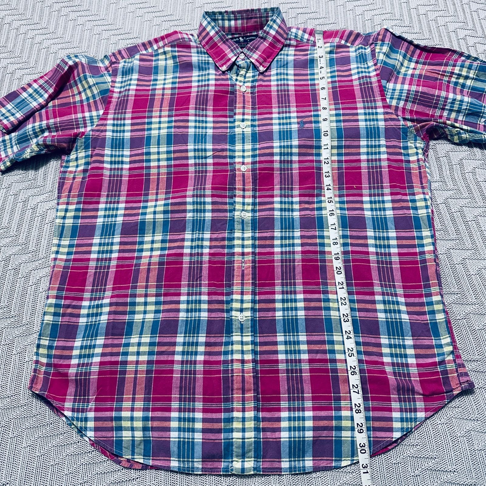Ralph Lauren Ralph Lauren red summer plaid Blake fit button down Size US L / EU 52-54 / 3 - 7 Thumbnail