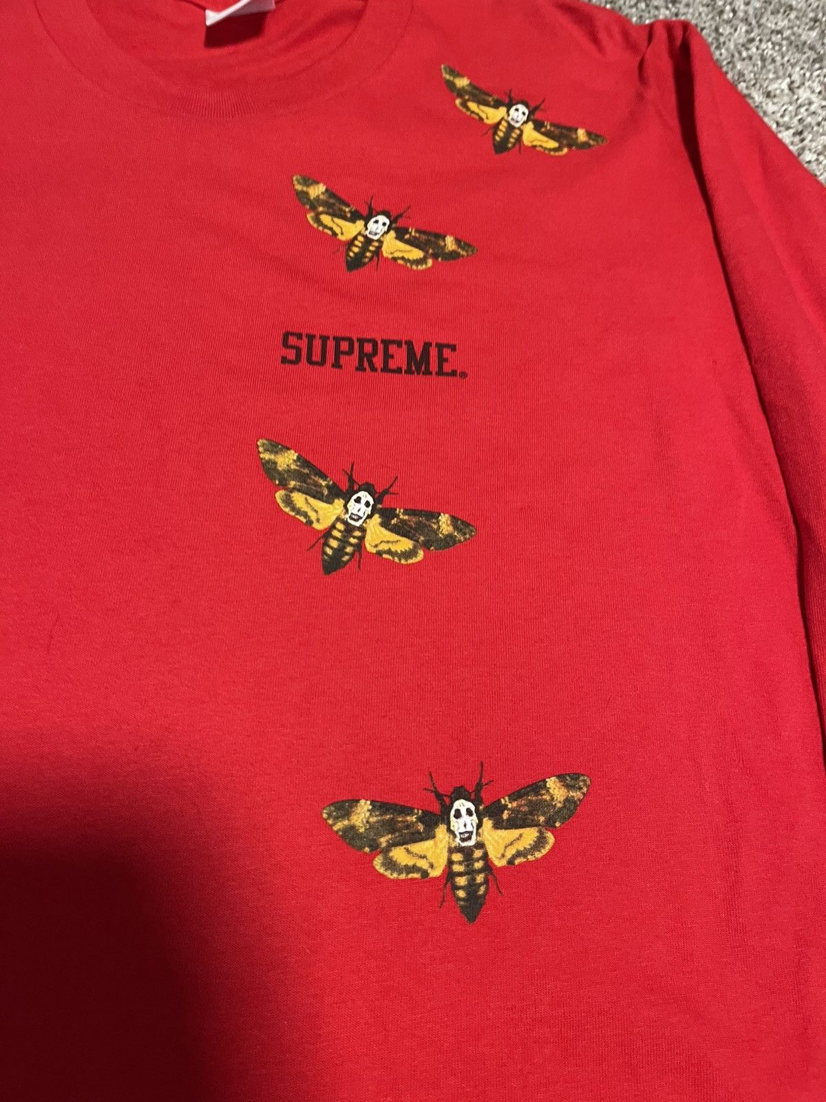 Supreme Supreme Moth L/S Tee Red SS15 Size US L / EU 52-54 / 3 - 4 Thumbnail