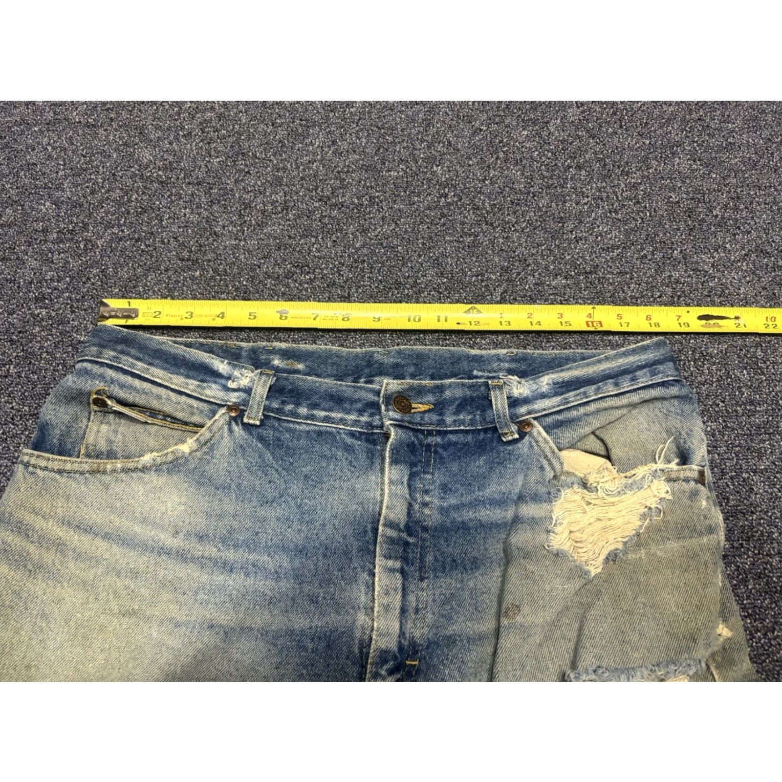 Lee VINTAGE Lee Premium Classic 90s Jeans - Classic Fit Straight Data 38x30 Mens Regular Blue Denim Jeans Size US 38 / EU 54 - 2 Thumbnail
