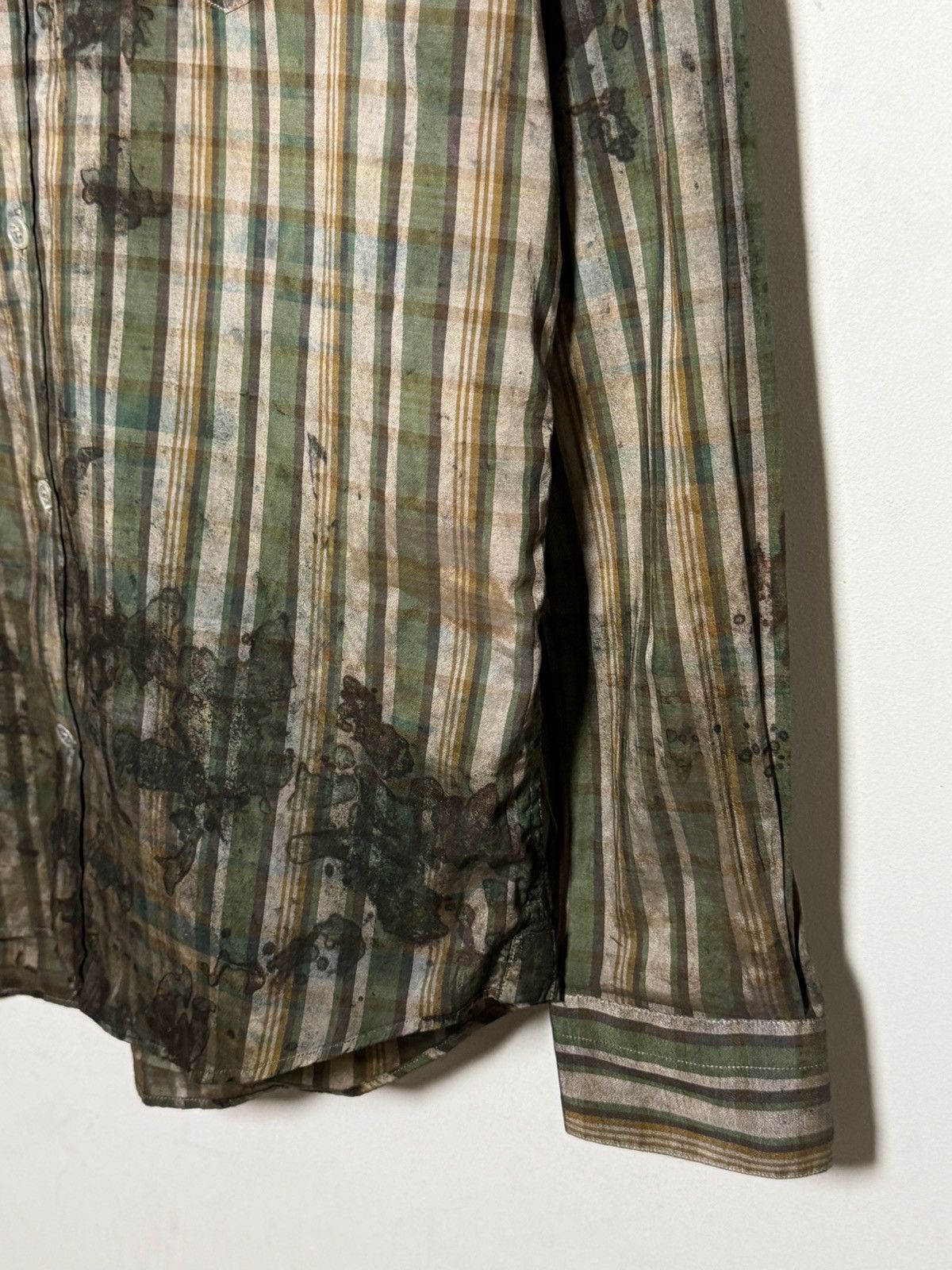 Acne Studios acne 1of1 dyed painters shimmer shirt Size US S / EU 44-46 / 1 - 5 Thumbnail
