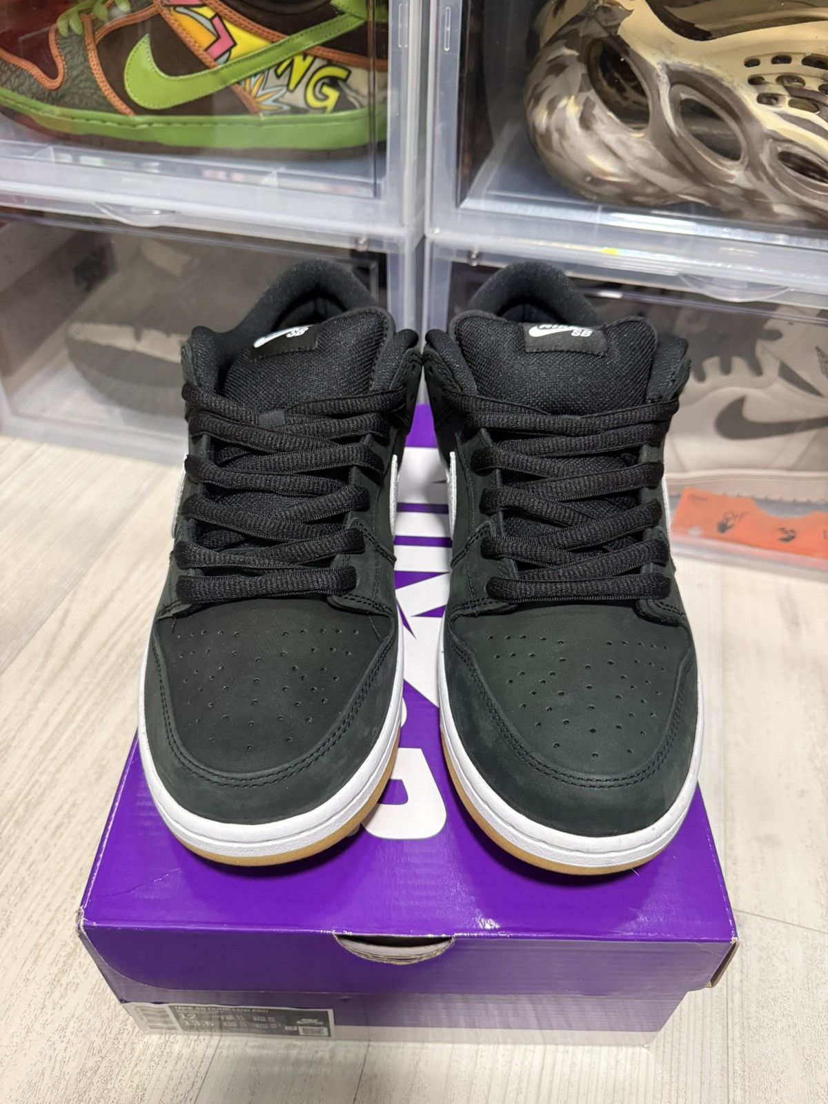 Nike SB Nike SB Dunk Low Pro Black Gum Size US 12 / EU 45 - 4 Thumbnail