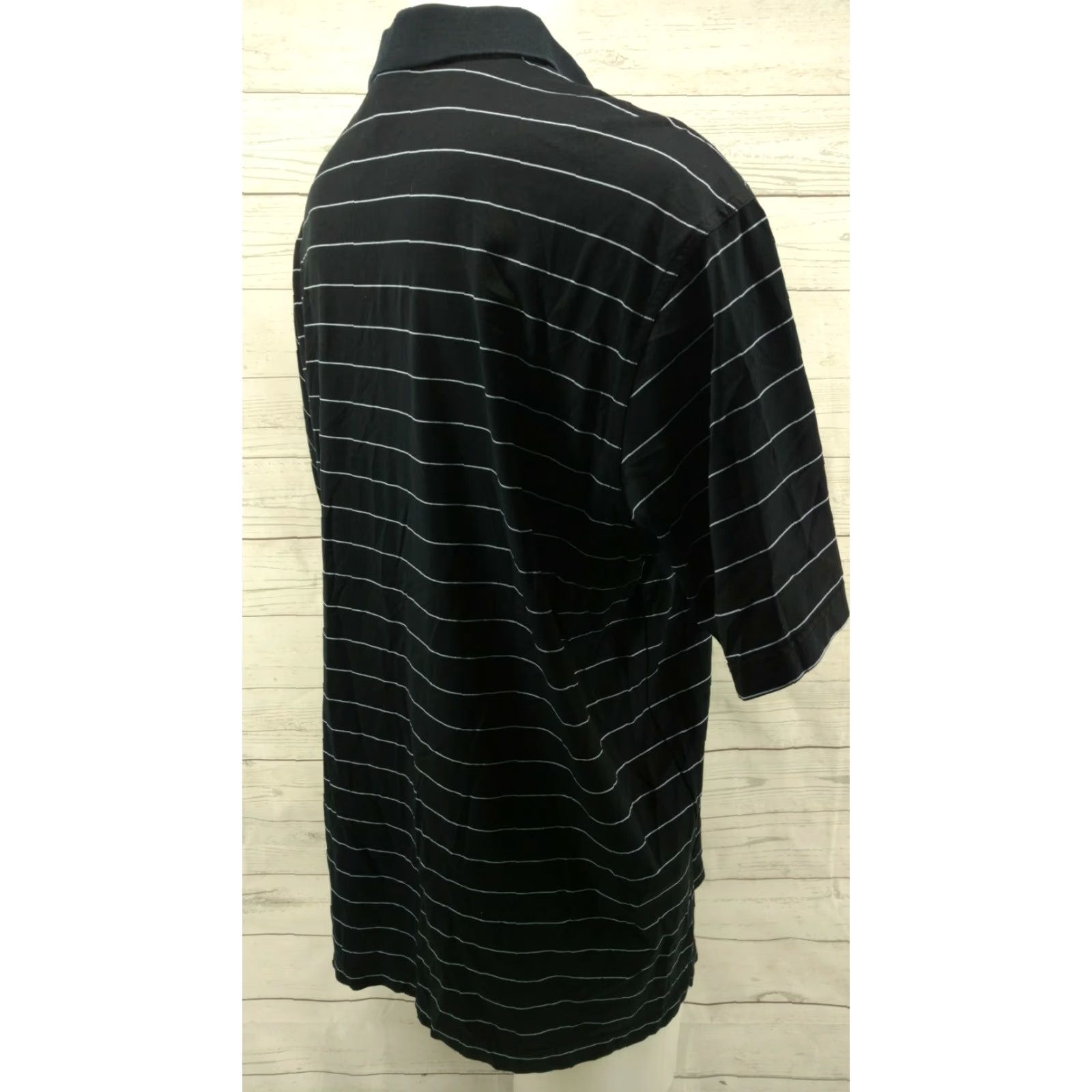 Vintage Amen Corner Dark Blue Masters Golf Logo Striped Shirt XL Shirt Mens Basic Polo Size US XL / EU 56 / 4 - 5 Thumbnail