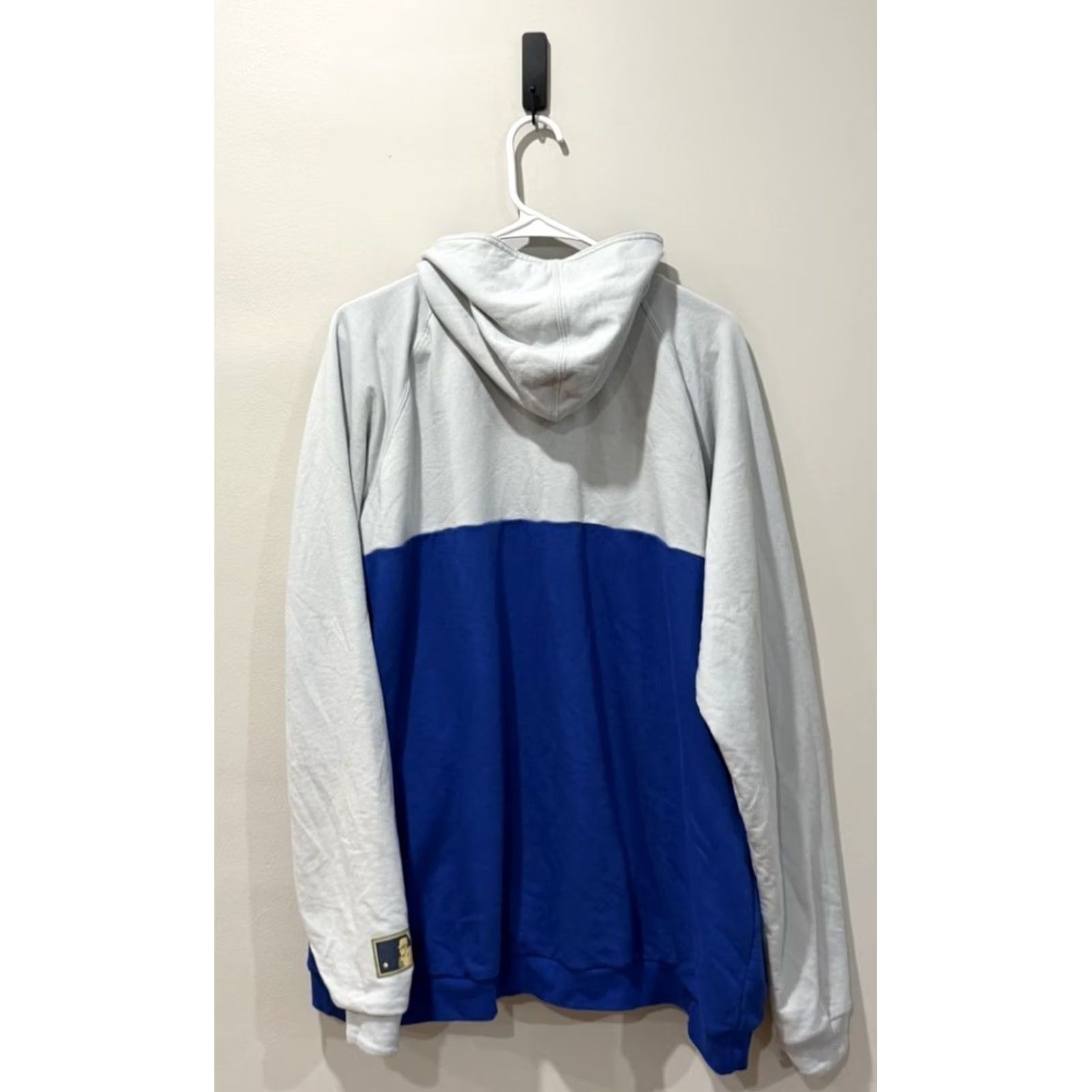 Vintage Baseballism Hoodie Men's XL Gray Blue Baseball Love Of The Game Long Sleeve Pullover Pockets All Seasons Heavyweight Regular Fit Size US XL / EU 56 / 4 - 2 Thumbnail
