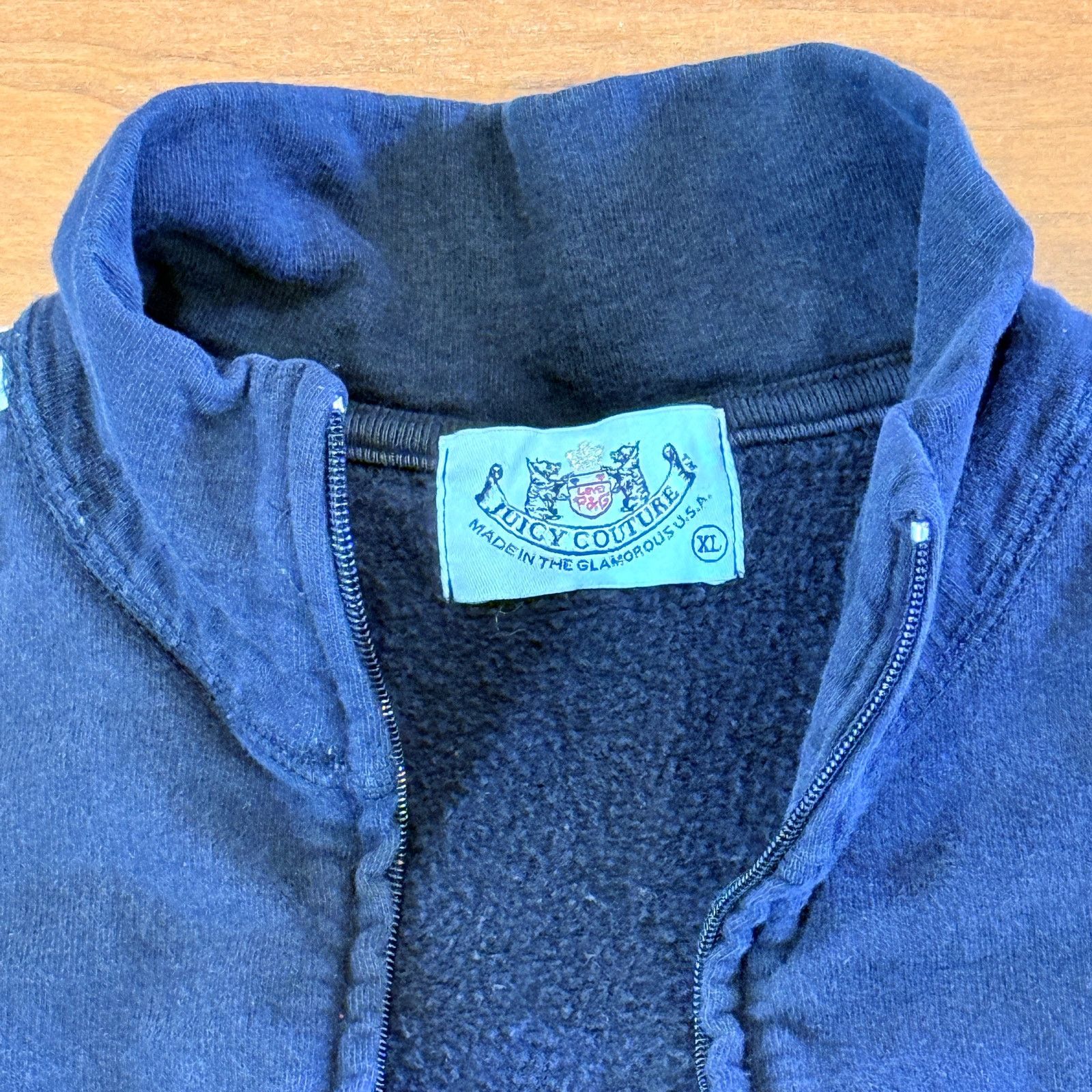 Juicy Couture Vintage Juicy Couture Blue Label Navy Track Jacket XL Size XL / US 12-14 / IT 48-50 - 4 Thumbnail