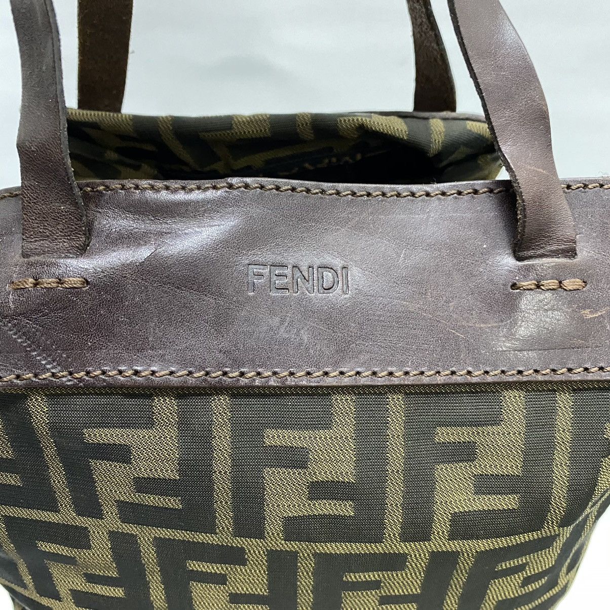 Fendi ‼️YES‼️ AUTHENTIC FENDI FF ZUCCA FORDABLE BAG Size ONE SIZE - 5 Thumbnail