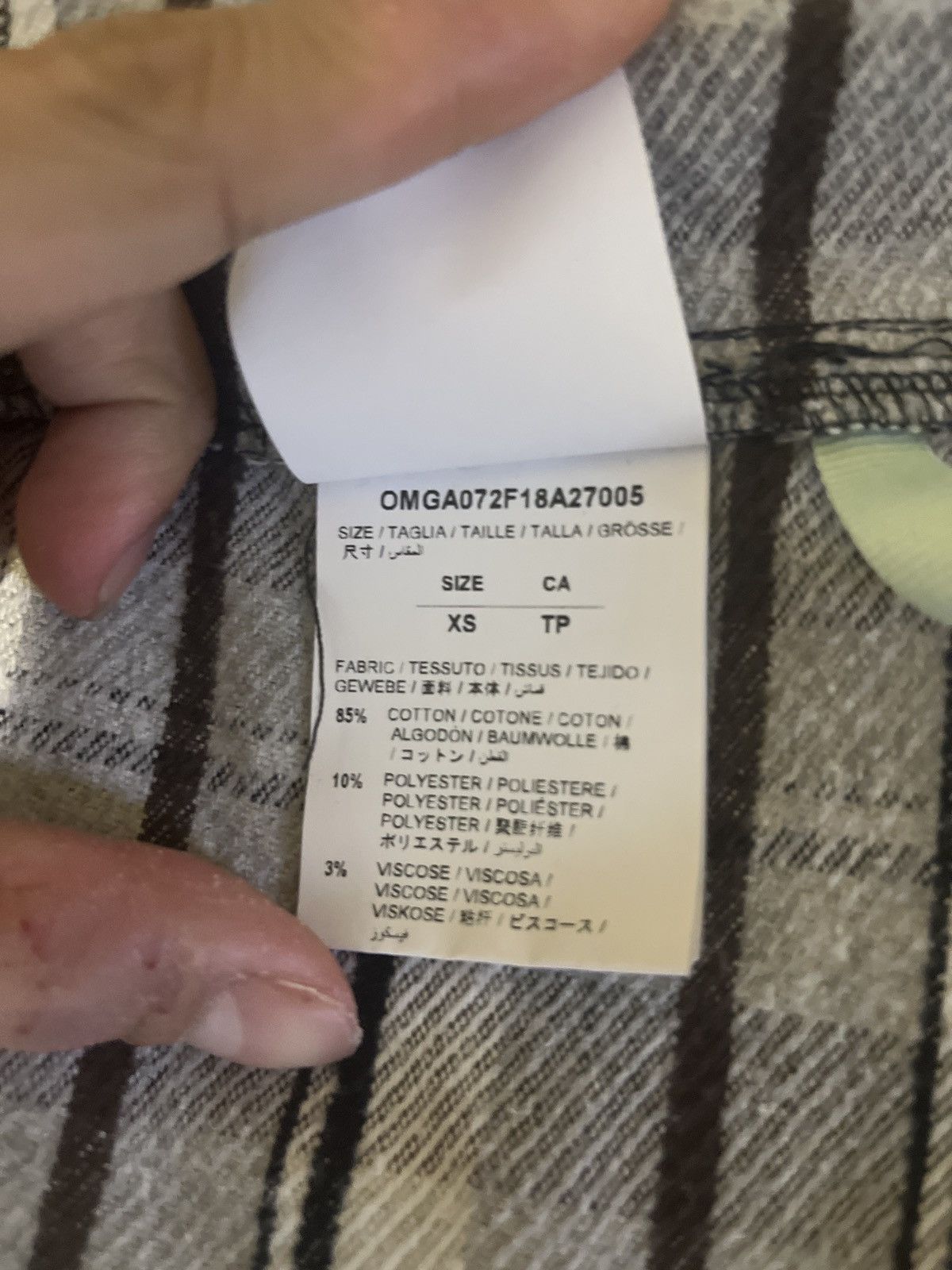 Off-White OFF-WHITE FW19 Flannel Size US XS / EU 42 / 0 - 3 Thumbnail