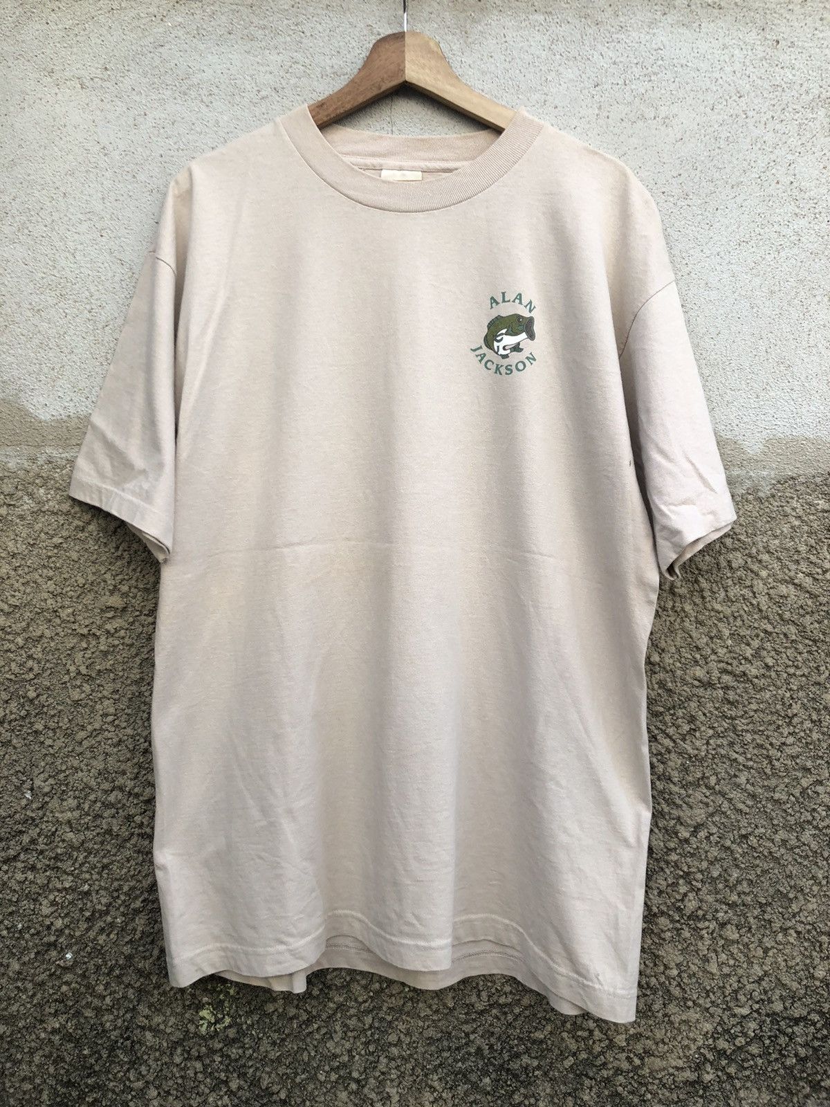 Band Tees × Vintage Vintage 90s Alan Jackson Tshirt Country Singer Size US XL / EU 56 / 4 - 2 Thumbnail