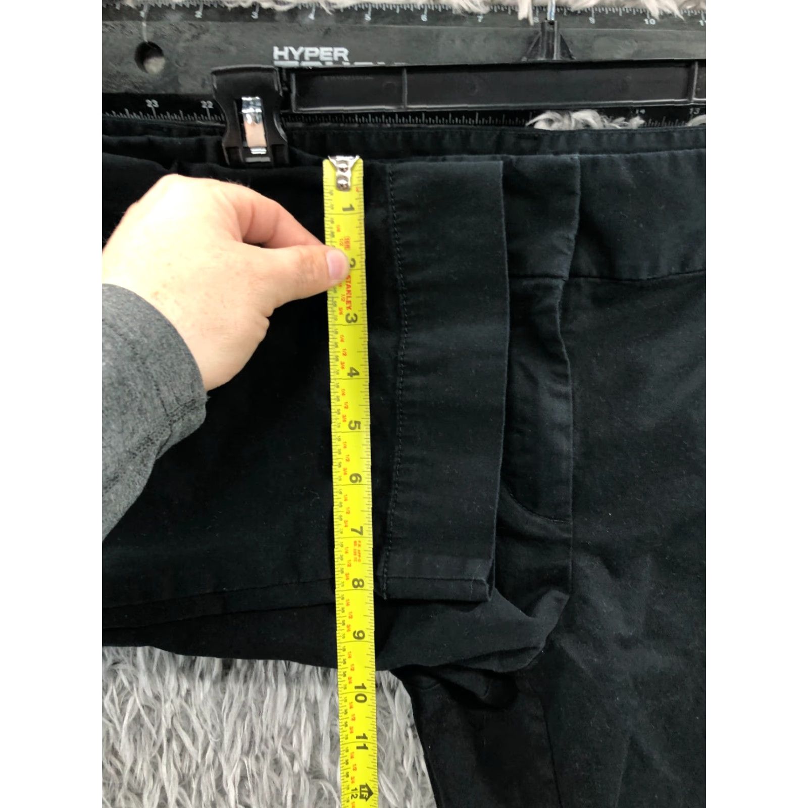 Ann Taylor Ann Taylor Loft Pants Womens Size 12 Black Capri Hook Eye Size 34" / US 12 / IT 48 - 4 Thumbnail
