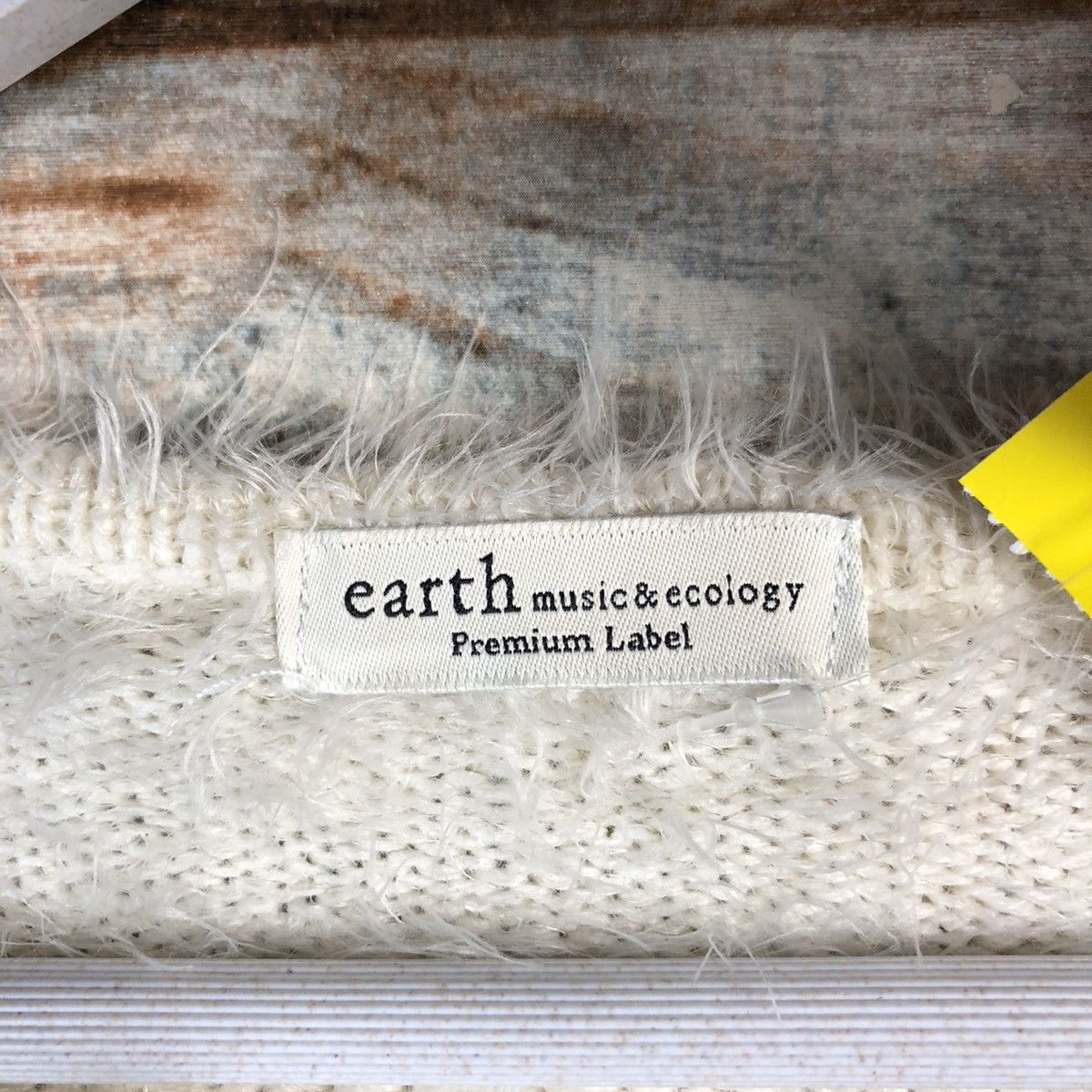 Homespun Knitwear × Japanese Brand DLL Earth Music & Econology Ivory Knitwear #C226 Size S / US 4 / IT 40 - 11 Thumbnail