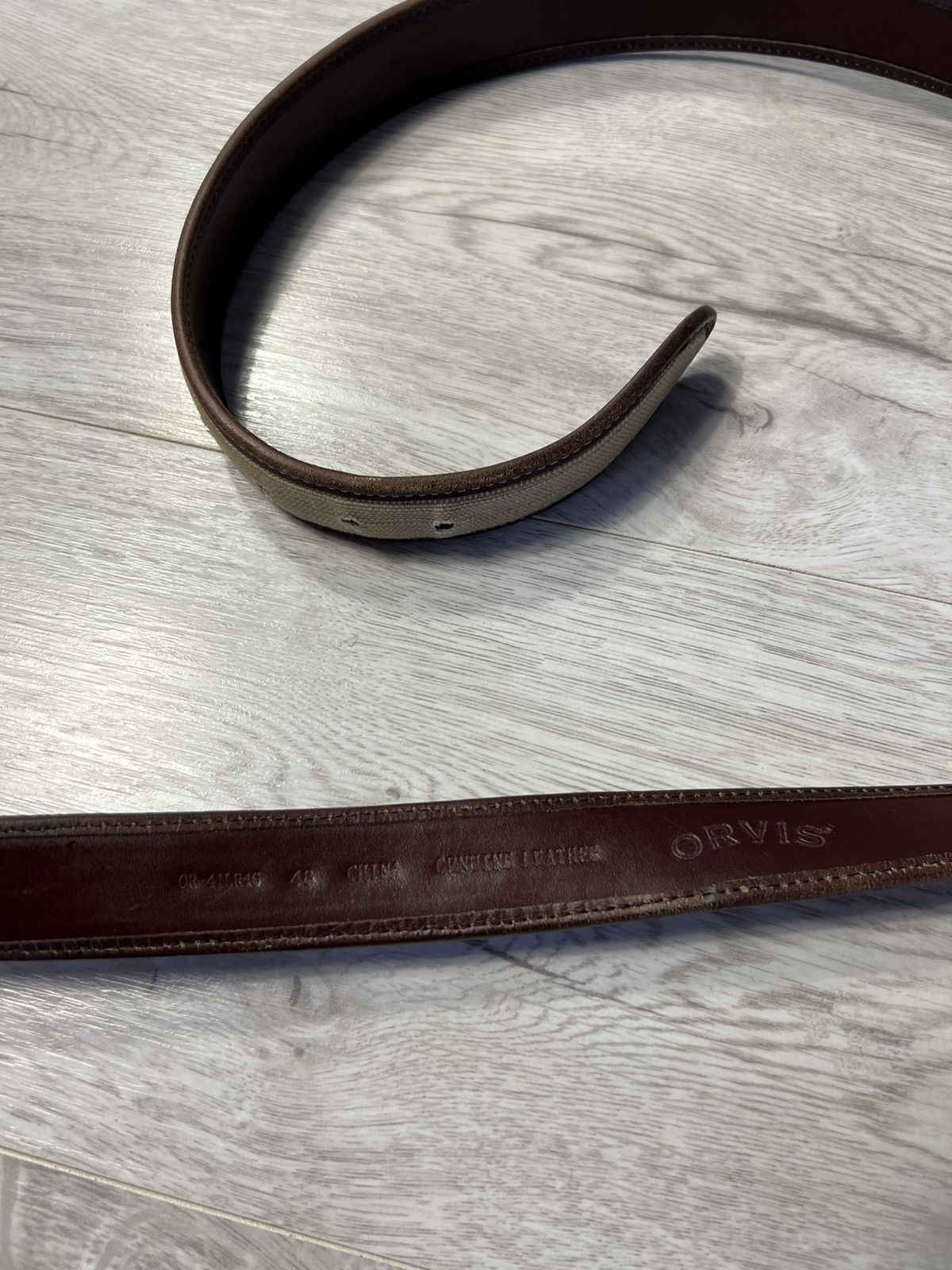 Orvis Orvis Luxury Leather Brown Belt Big Size Size ONE SIZE - 7 Thumbnail