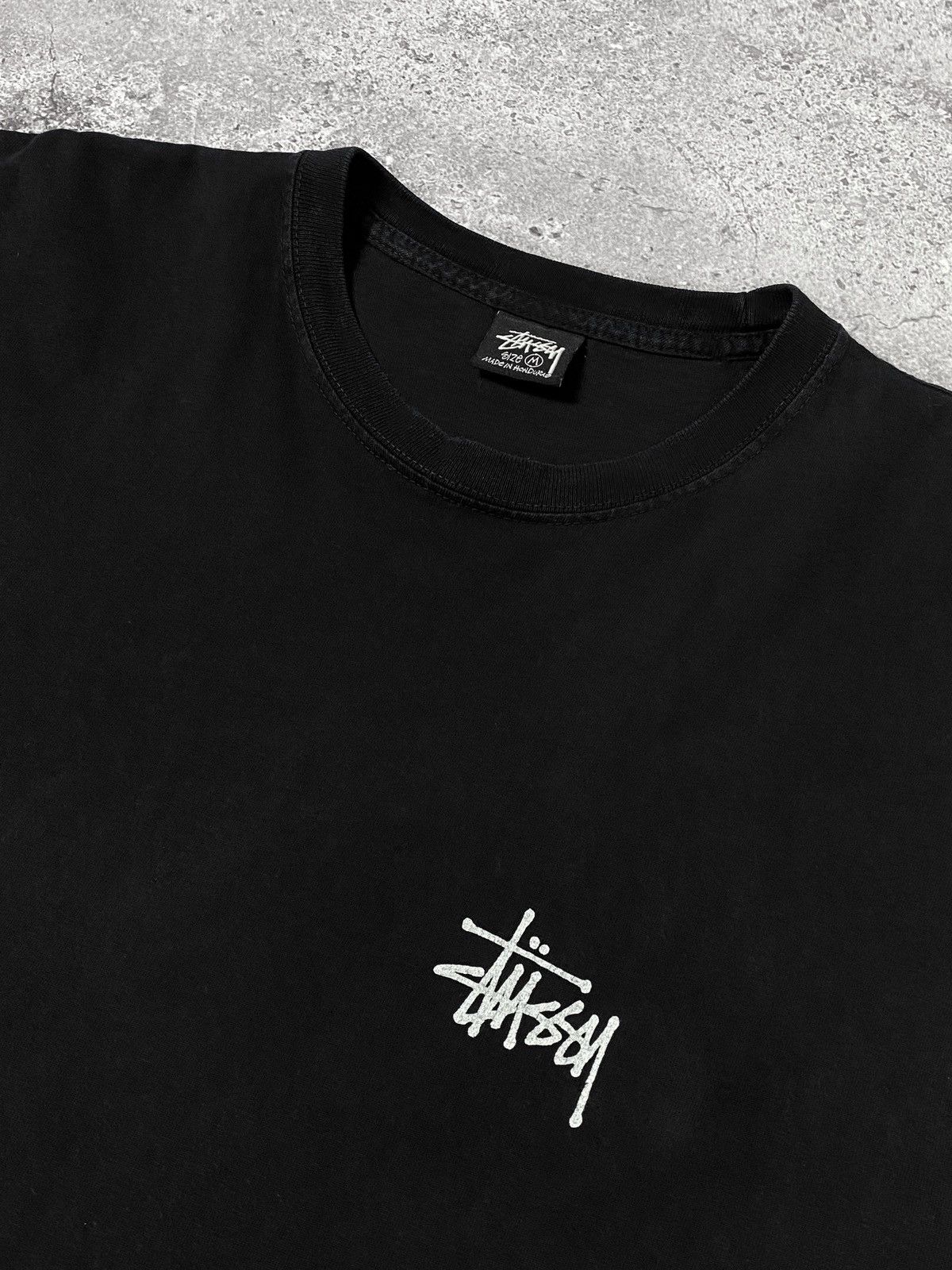 Stussy × Vintage VINTAGE Y2K STUSSY BIG LOGO T-SHIRT TEE Size US M / EU 48-50 / 2 - 4 Thumbnail