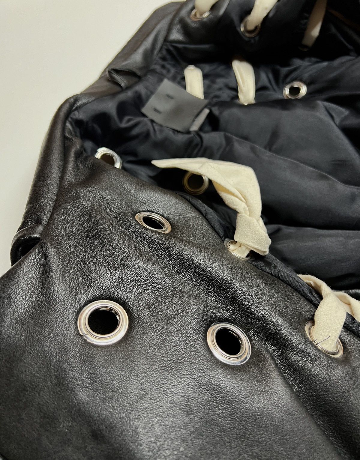 Craig Green 2016AW eyelets leather stitch biker jacket Size US L / EU 52-54 / 3 - 10 Thumbnail