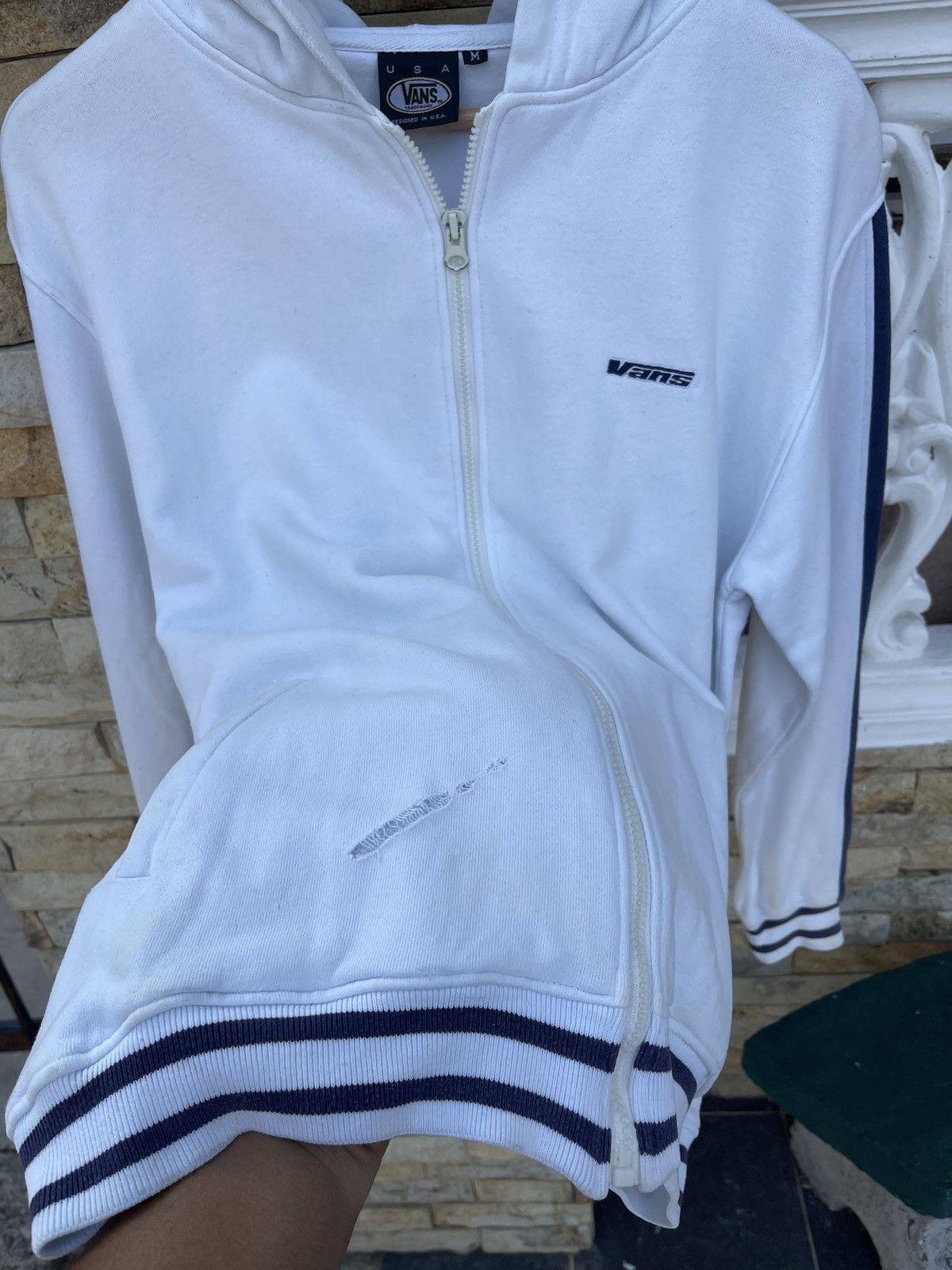 Vans × Vintage Last Drop🔥Rare🔥Vintage VANS Usa Hoodie Size US L / EU 52-54 / 3 - 7 Thumbnail