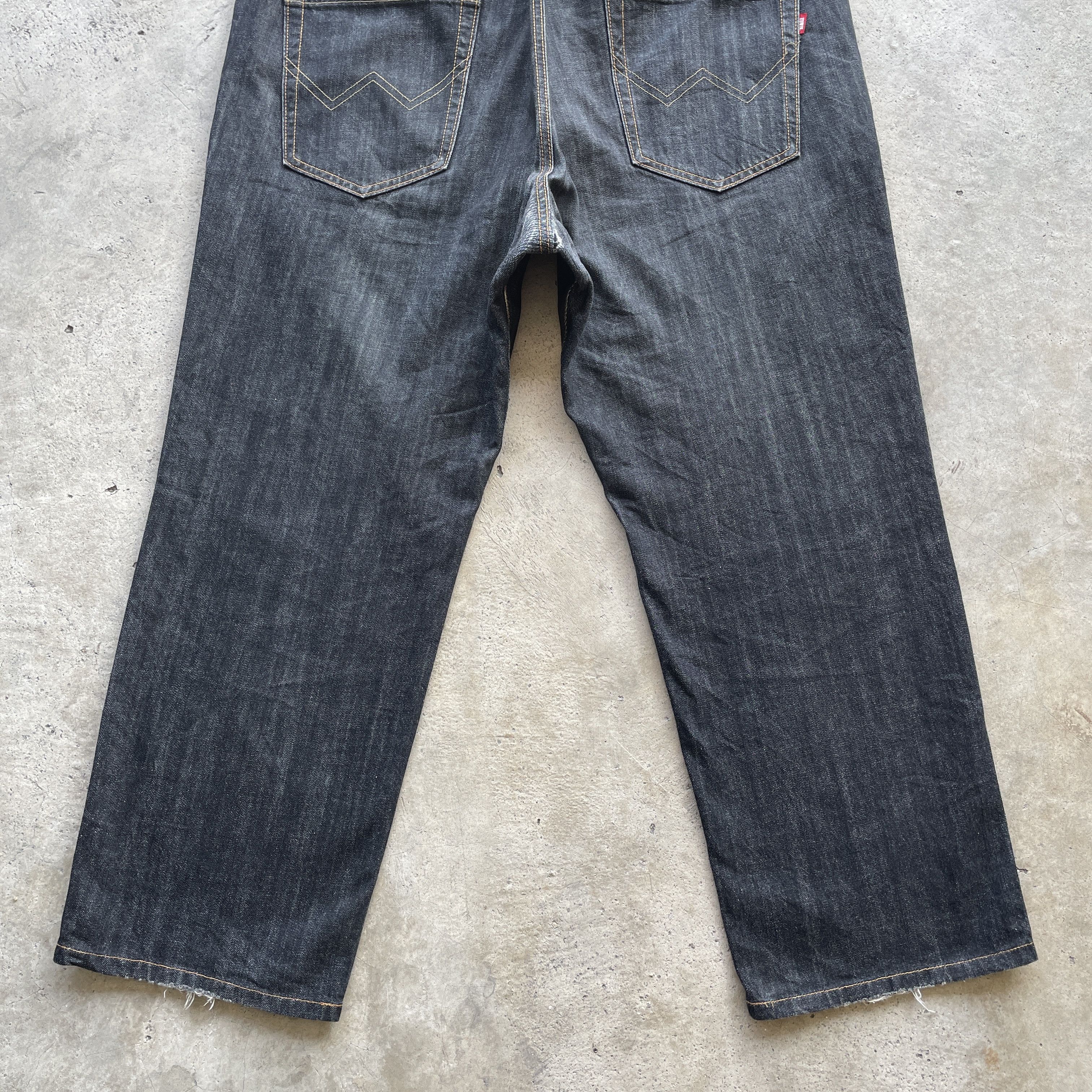 Edwin × Japanese Brand W42💥 Vintage Edwin 404 Made In Japan Black Jeans Pants Size US 42 / EU 58 - 13 Thumbnail