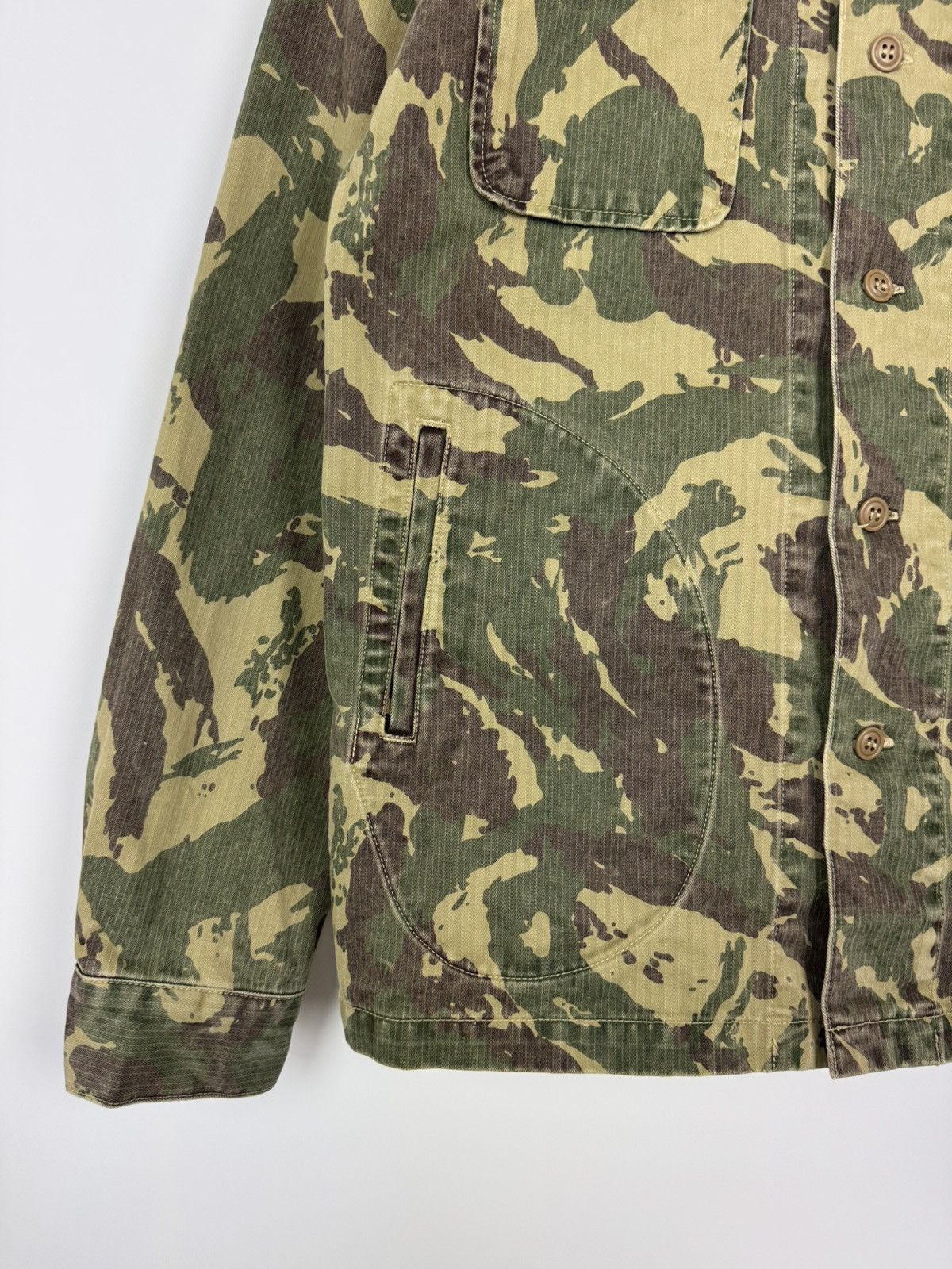 Momotaro Jeans Momotaro Jeans Herringbone Camouflage Pockets Light Jacket Size US L / EU 52-54 / 3 - 9 Thumbnail