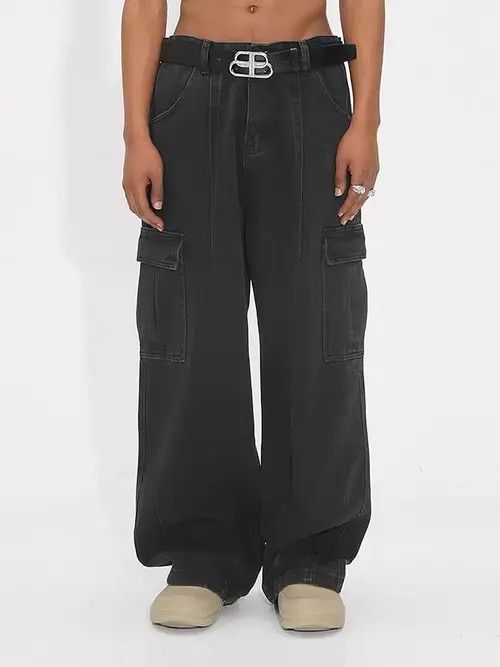 Jean Makihara x Hori loose skate hiphop baggy cargo y2k jeans Size US 32 / EU 48 - 3 Thumbnail