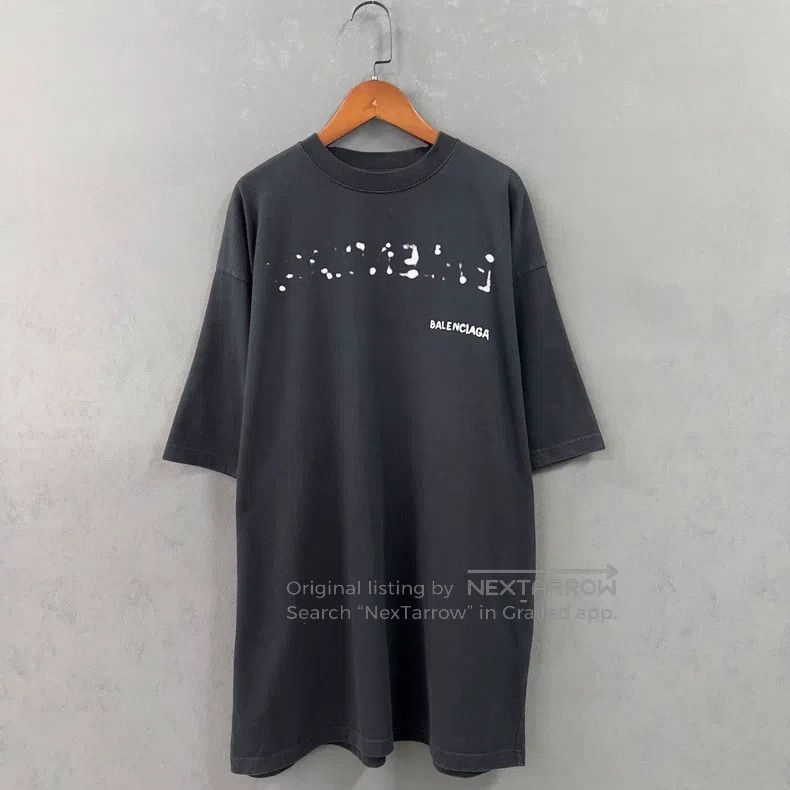 Balenciaga Balenciaga Pattern Doodle Spray Ink Short Sleeve Size US M / EU 48-50 / 2 - 1 Thumbnail