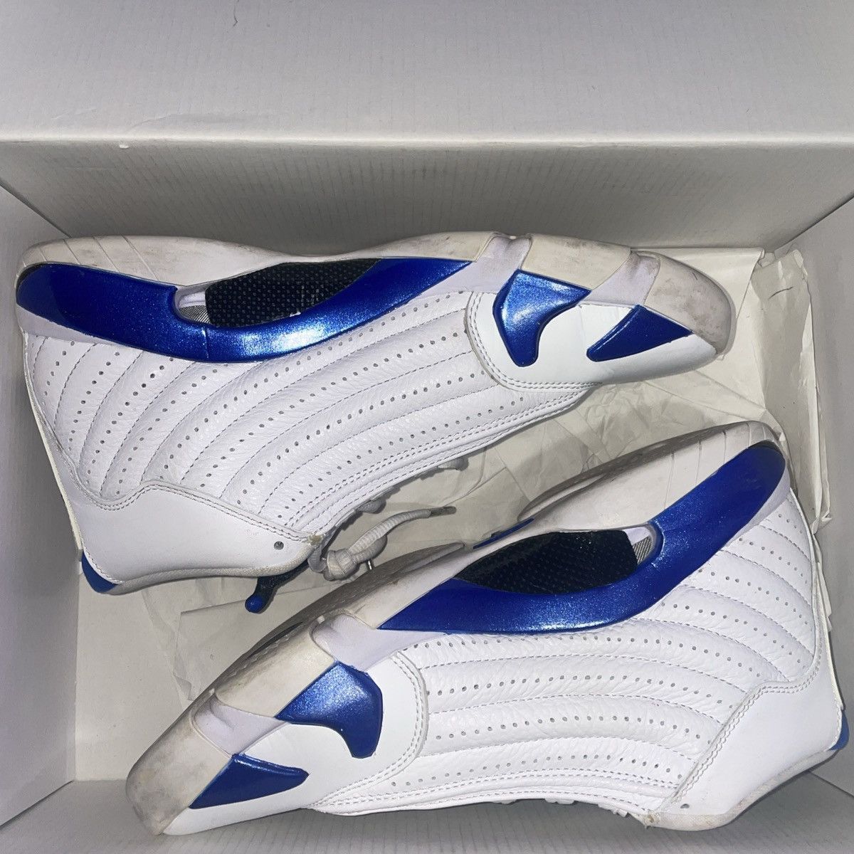 Jordan Brand Air Jordan 14 retro Hyper Royals Size US 9 / EU 42 - 2 Thumbnail