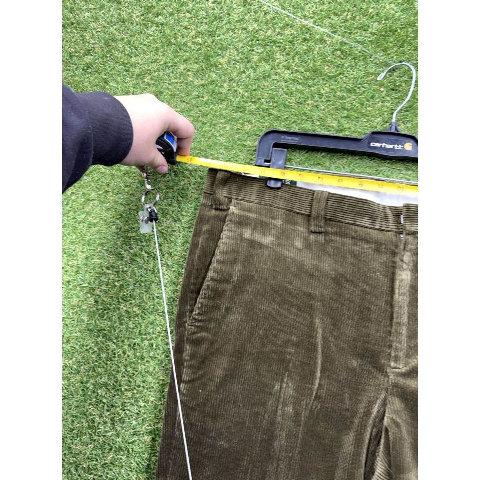 Orvis Orvis Pants Mens 38 Brown Corduroy Straight Leg Brisbane Moss Classic Fit Gorp Size US 38 / EU 54 - 3 Thumbnail