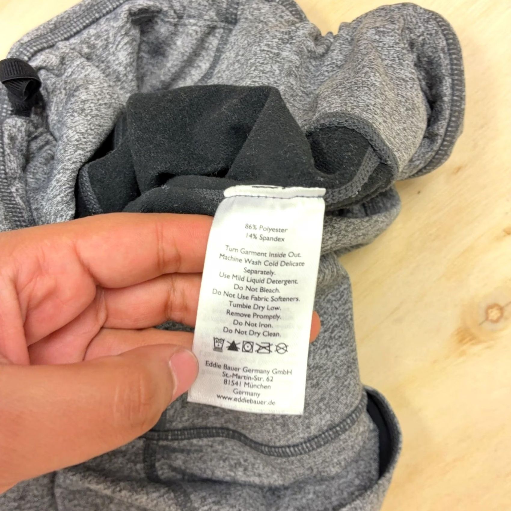 Eddie Bauer Eddie Bauer Leggings Womens XL Gray Ankle Knit Elastic Waist Zip Pocket Gym Size 40" / US 18 - 3 Thumbnail