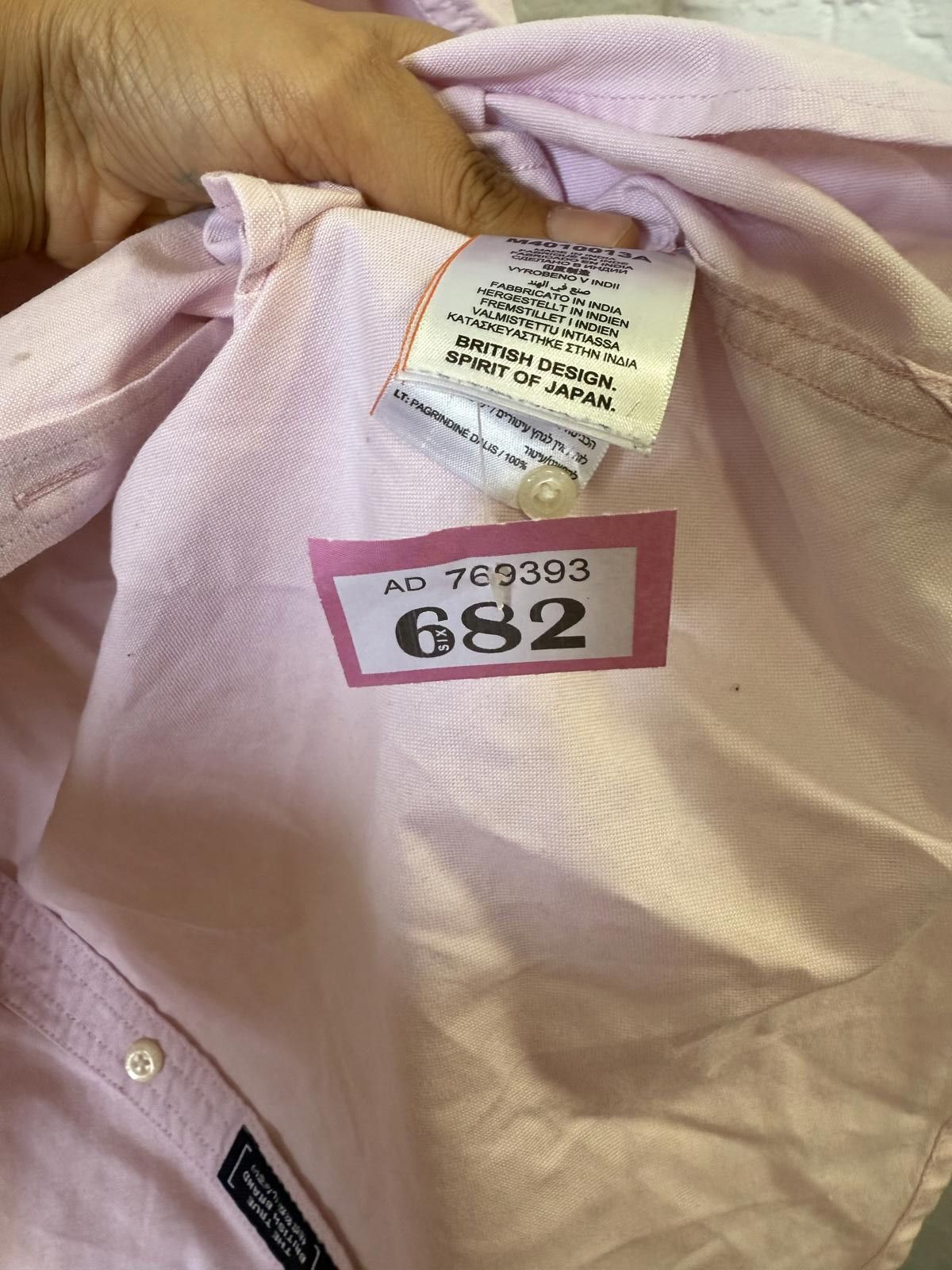 Superdry Superdry Long Sleeve Shirt - Light Pink Size US S / EU 44-46 / 1 - 3 Thumbnail
