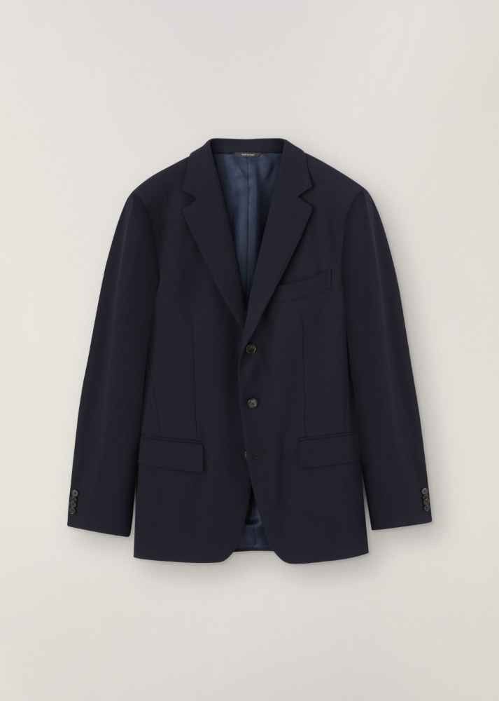 image of Loro Piana O1Loc1C0124 Single-Breasted Jacket In Navy, Men's (Size XL)