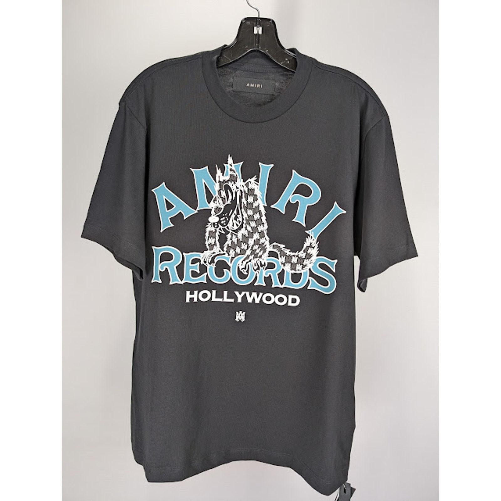 Amiri o1rshd1 Global Records T-Shirt in Black M Size US M / EU 48-50 / 2 - 1 Thumbnail