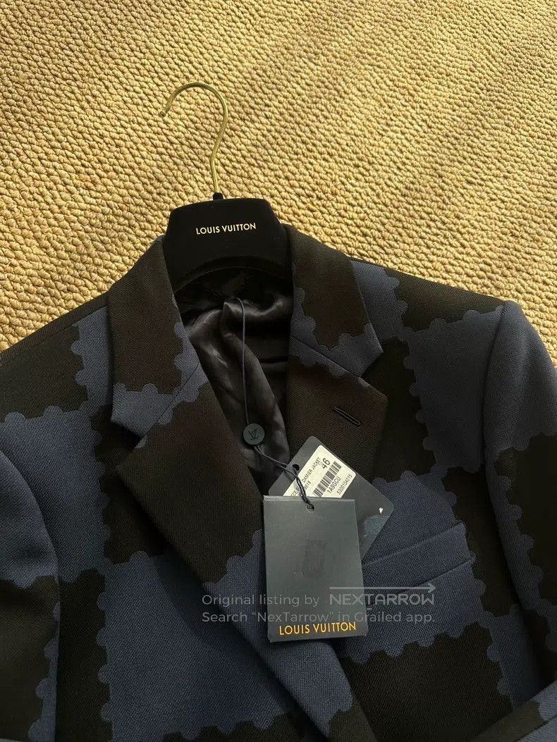 Louis Vuitton Louis Vuitton SS22 Checker Suit Jacket Size US S / EU 44-46 / 1 - 6 Thumbnail