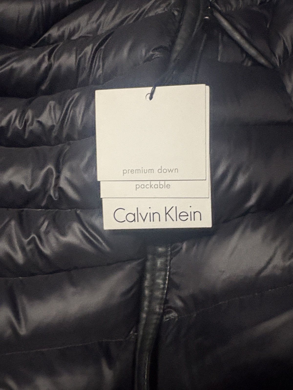 Calvin Klein Calvin Klein Womens Packable Lightweight Premium Down Puffer Size M / US 6-8 / IT 42-44 - 2 Thumbnail