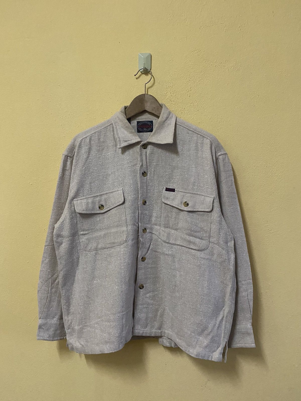 VINTAGE PLAGGIO VESPA CHAMBRAY BUTTON UP JACKET