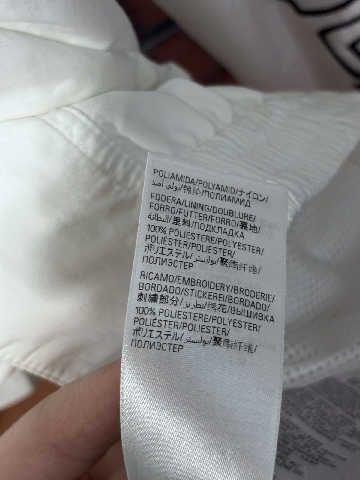 Balenciaga Balenciaga Logo-Embroidered White Jacket Size US XS / EU 42 / 0 - 10 Thumbnail