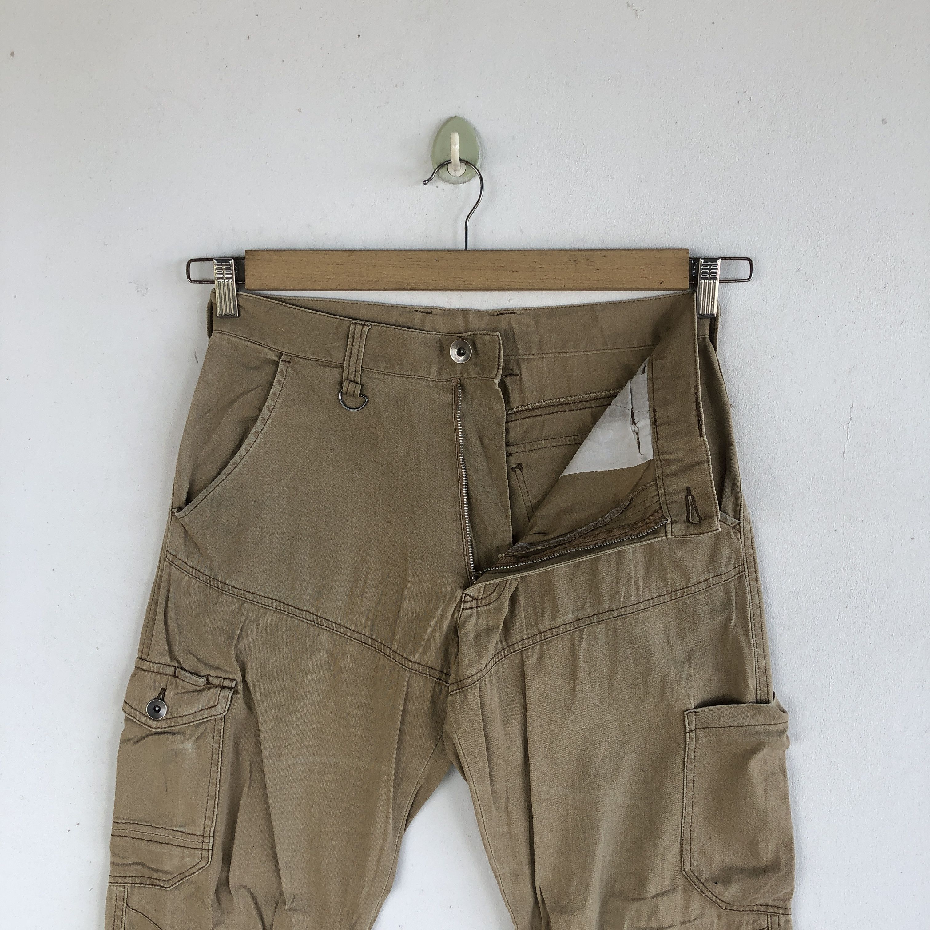 Japanese Brand Vintage Japanese Cargo Pants Multi Pocket Utility Trousers Size US 30 / EU 46 - 5 Thumbnail