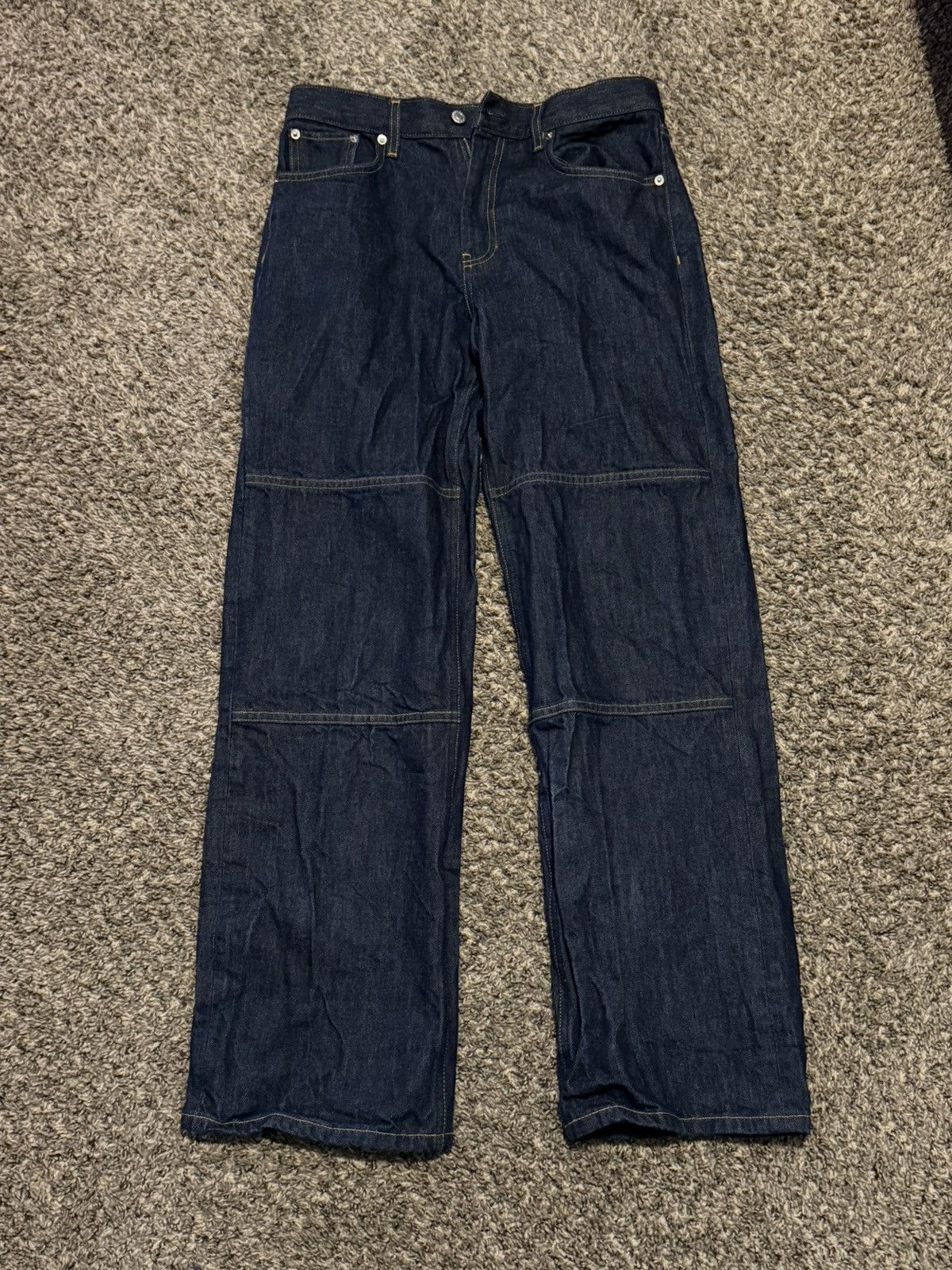 Helmut Lang Helmut Lang Dark Indigo Denim Pants – Made in USA Size US 31 - 1 Thumbnail