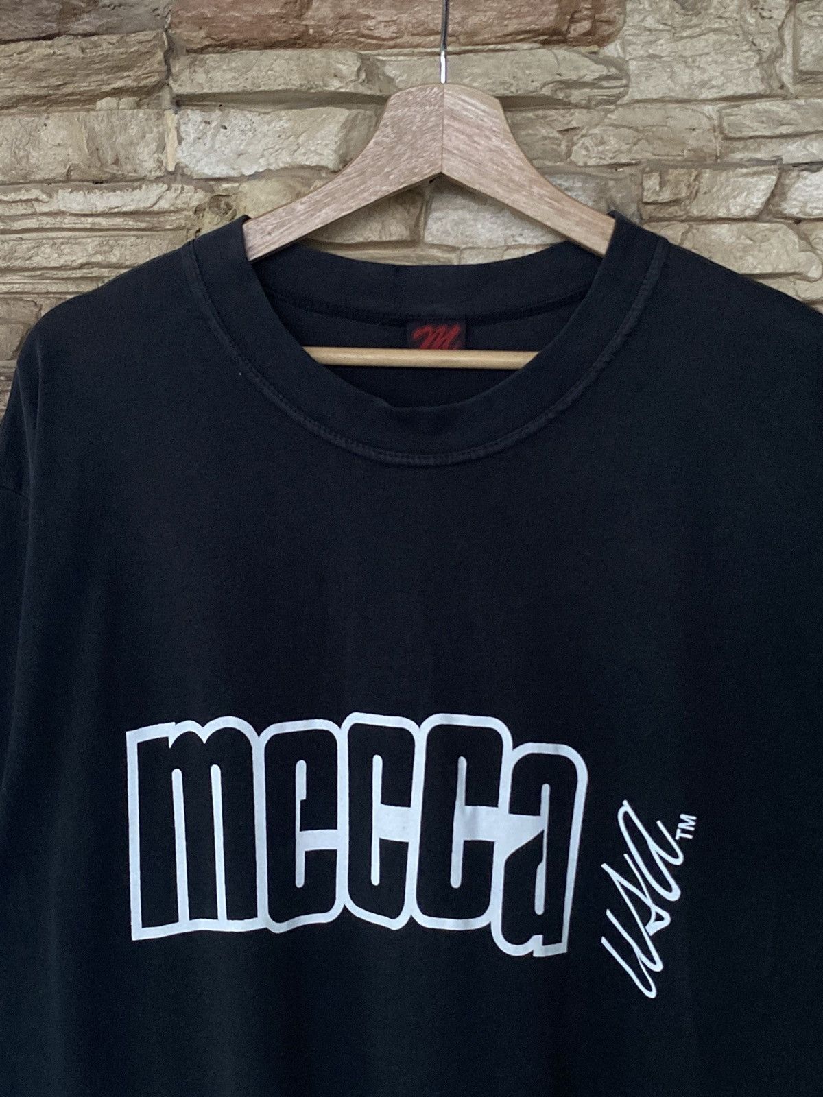 Vintage Rare Vintage Mecca USA Half Sleeve Tees Y2K Hiphop Style Size US L / EU 52-54 / 3 - 3 Thumbnail