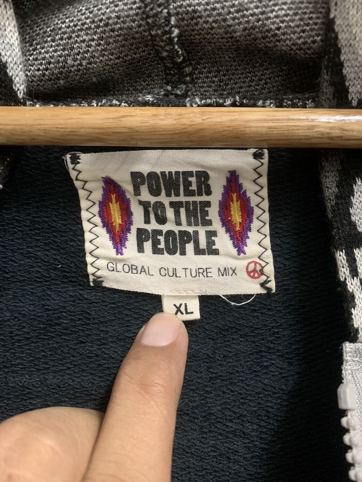Japanese Brand × Vintage Vintage Power To The People Global Culture Mix Aztec Native Size US XL / EU 56 / 4 - 9 Thumbnail